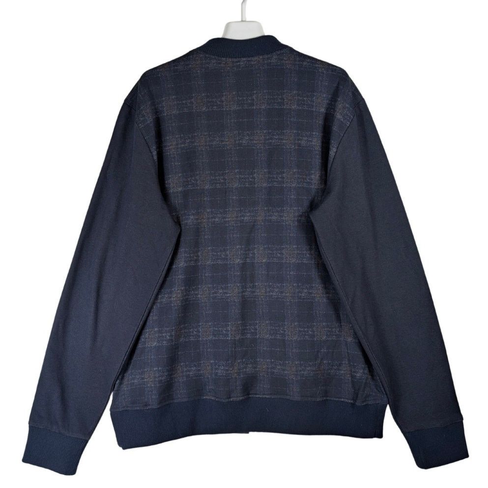 Robert Barakett Robert Barakett Blue Plaid Zip Jacket Bomber Size Large USED Size US L / EU 52-54 / 3 - 2 Thumbnail