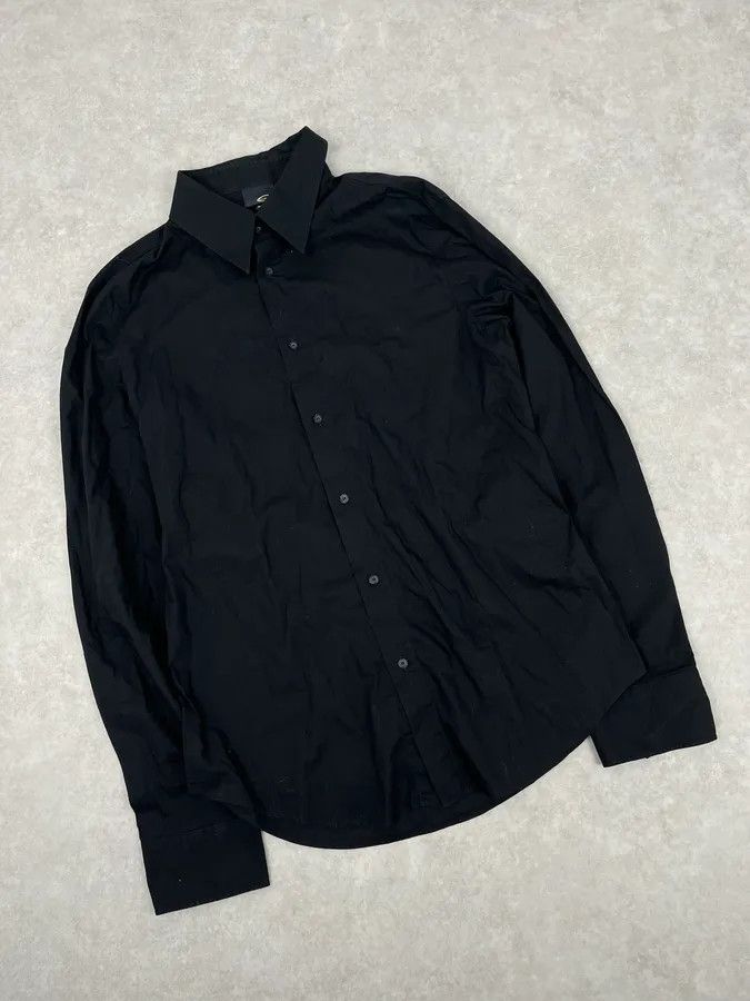 Roberto Cavalli 2000s Cavalli Peacock Black Shirt Size US M / EU 48-50 / 2 - 5 Thumbnail