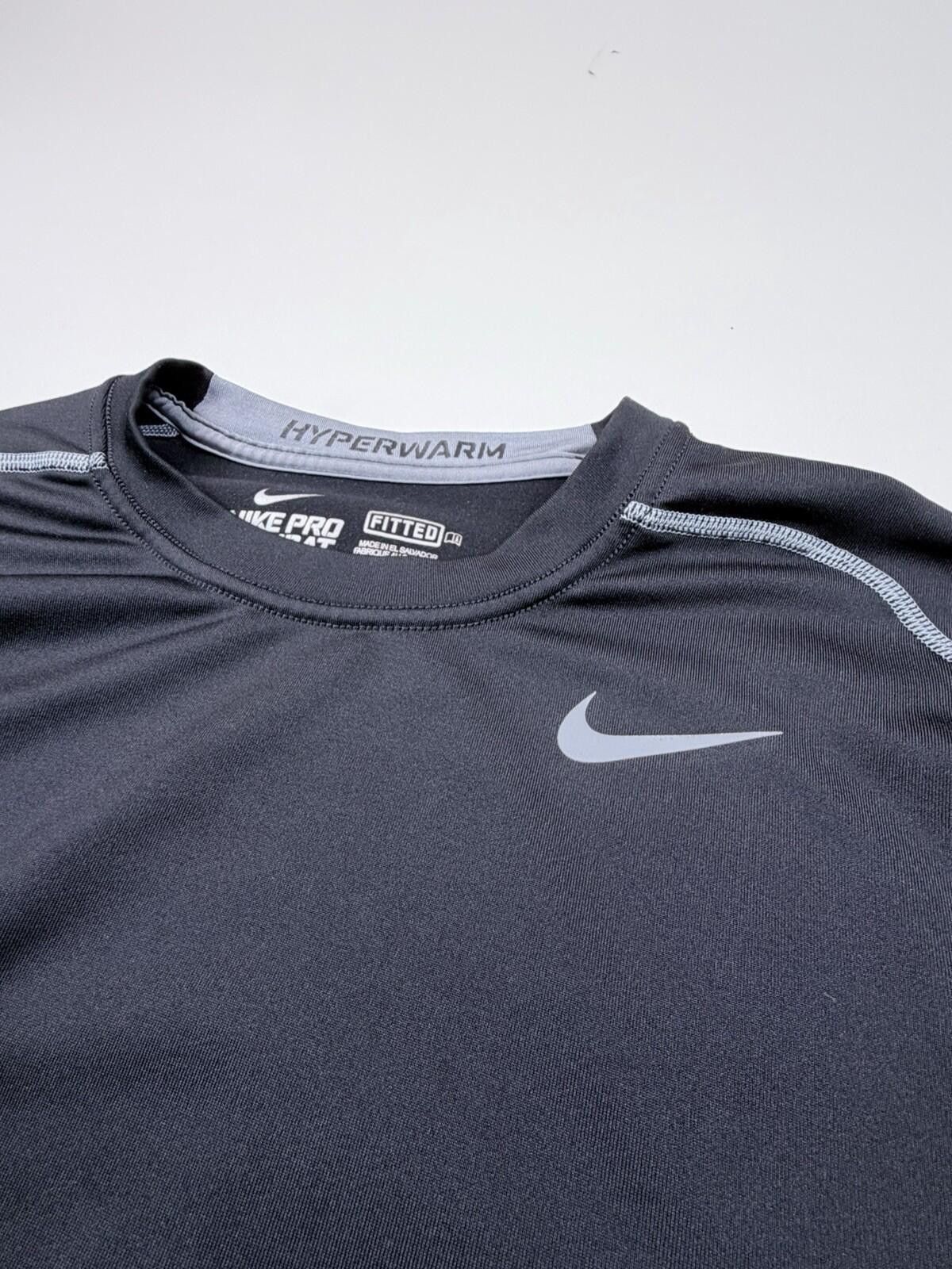 Nike Nike Black Pro Hyper warm Fitted Long-Sleeve Shirt Size S Size US S / EU 44-46 / 1 - 2 Thumbnail
