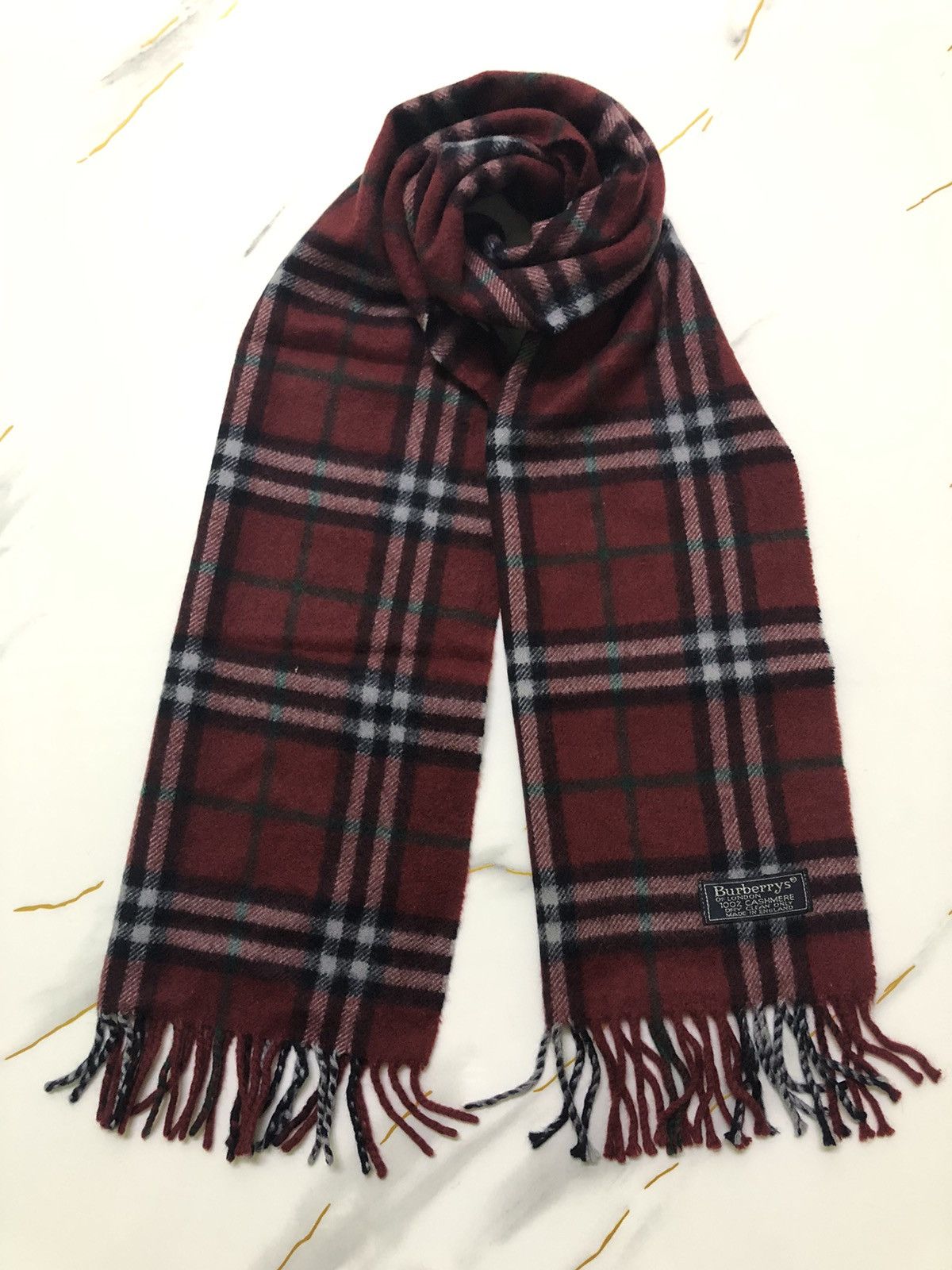 Burberry Vintage Burberrys Muffler Scarf Size ONE SIZE - 5 Thumbnail