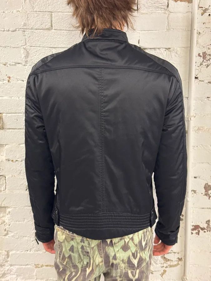 Roberto Cavalli AW2008 Cavalli Black Nylon Obscure Bomber Jacket Size US M / EU 48-50 / 2 - 2 Thumbnail