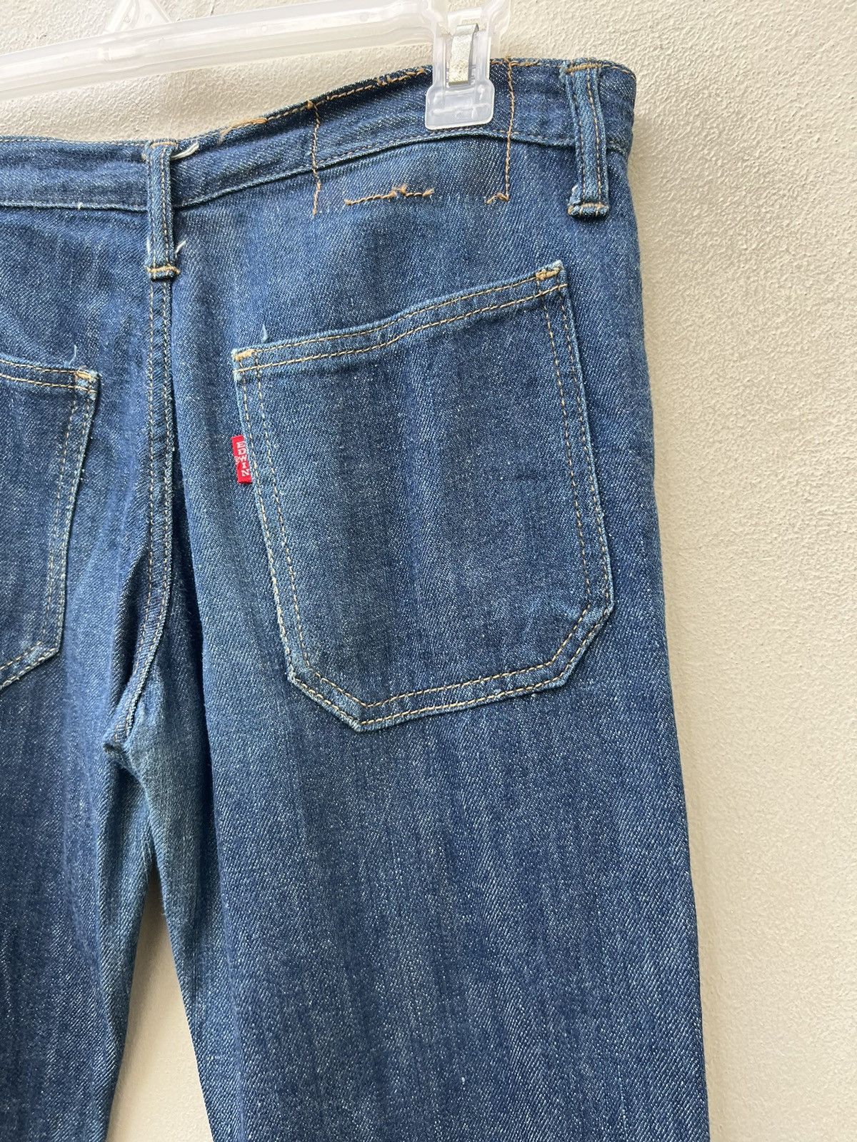 Edwin Vintage 70s Edwin Light Denim Super Flare Jeans Size US 30 / EU 46 - 20 Thumbnail
