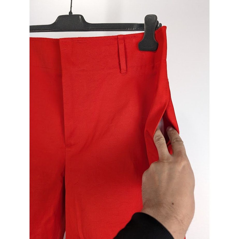 Bottega Veneta o1rshd1 Cotton Twill Sanded Trouser in Red Size US 34 / EU 50 - 7 Thumbnail