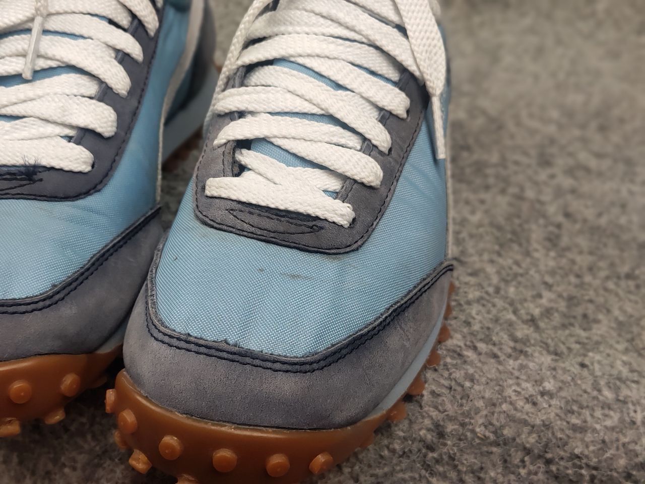 Puma Vintage 00's Puma Fast Rider Blue Logo Sneakers Shoes Y2K Size US 7 / IT 37 - 19 Thumbnail