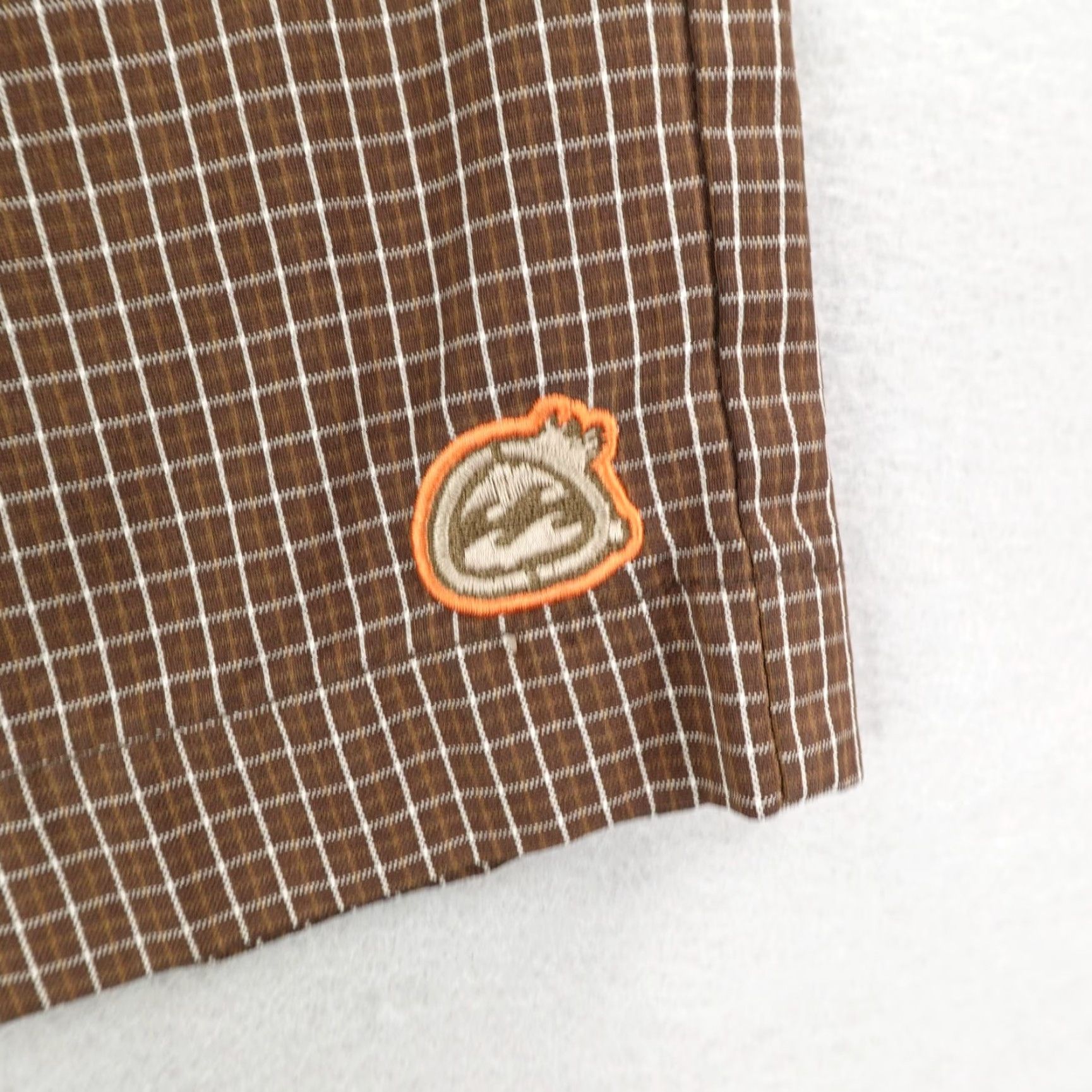 Billabong Billabong Shorts Mens 32 Brown White Plaid Chino Skateboarding Skate Surf Skater Size US 32 / EU 48 - 2 Thumbnail