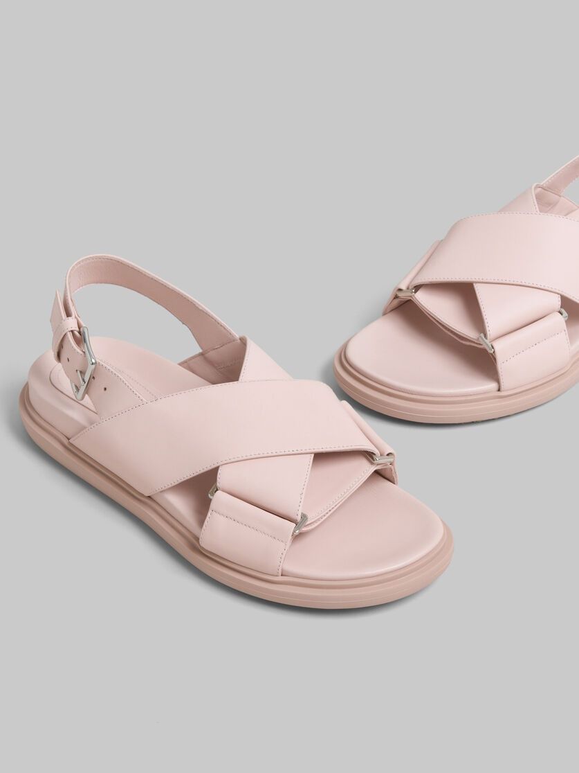 Marni o1f1d3z0326 Fussbett Sandals in Champagne Size US 6 / IT 36 - 5 Thumbnail