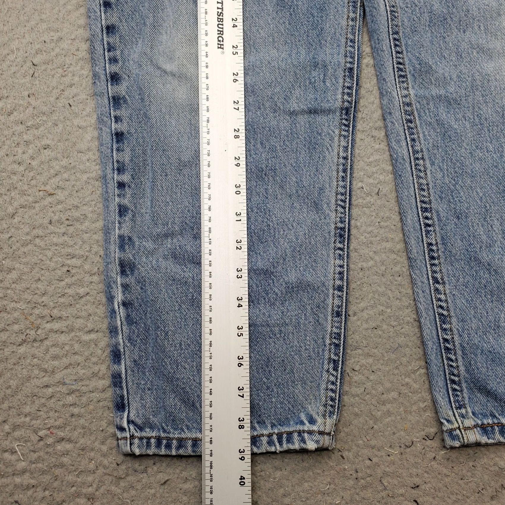 Calvin Klein Calvin Klein Jeans Mens 34 Blue Denim Straight Leg Americana Streetwear Shirt Size US 34 / EU 50 - 3 Thumbnail