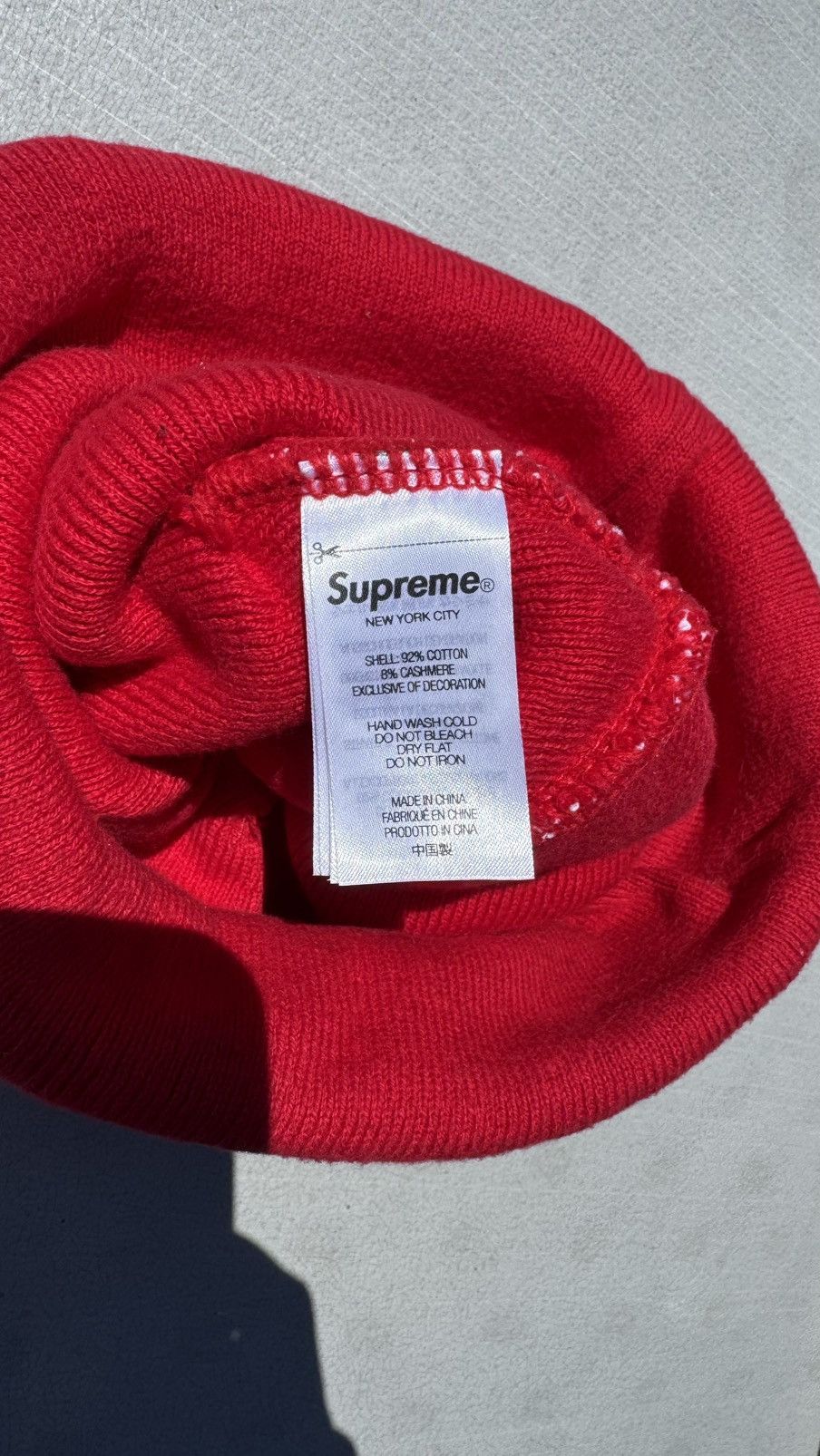 Supreme Supreme Big logo beanie Size ONE SIZE - 4 Thumbnail