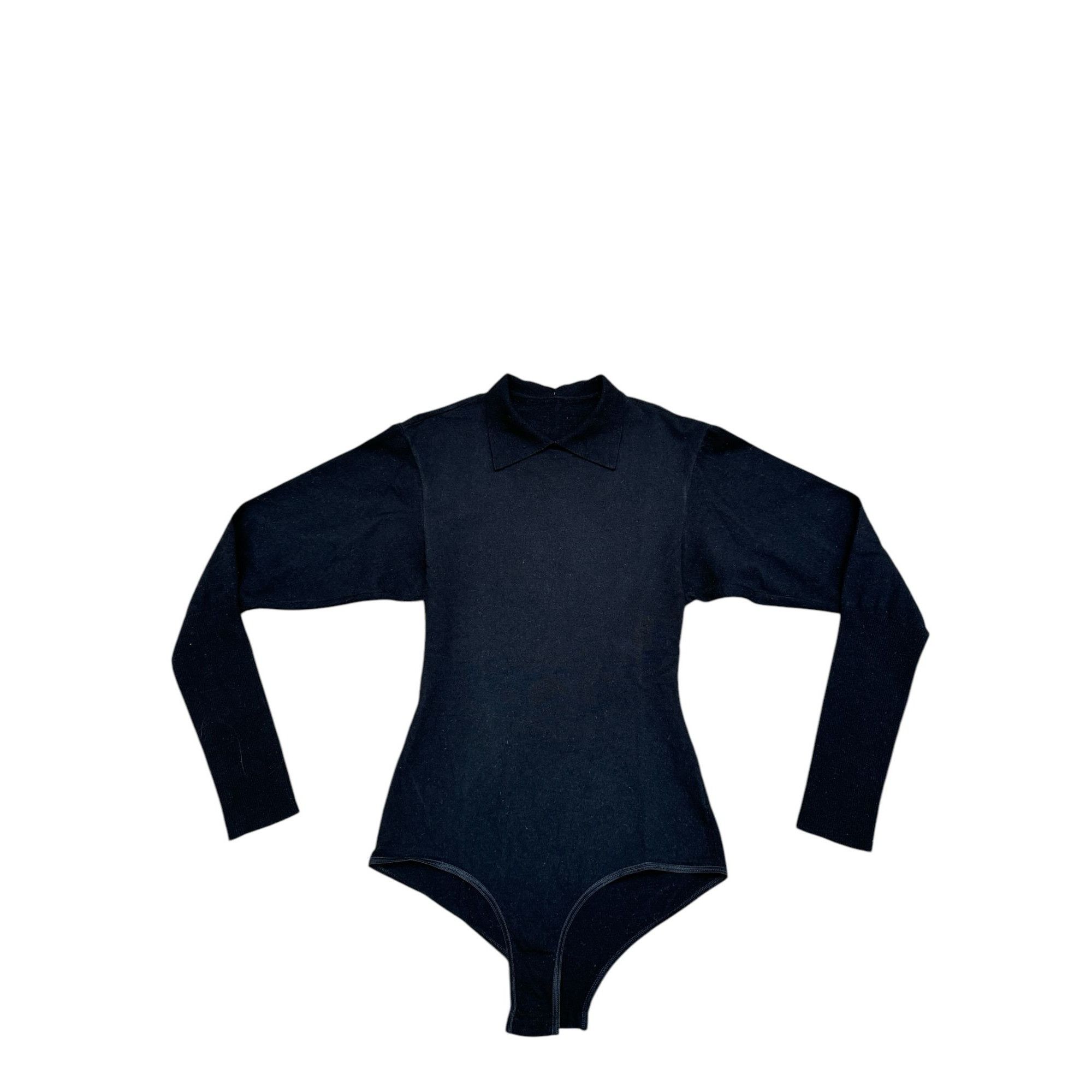 Alaia Black Wool Bodysuit Size XS / US 0-2 / IT 36-38 - 1 Thumbnail