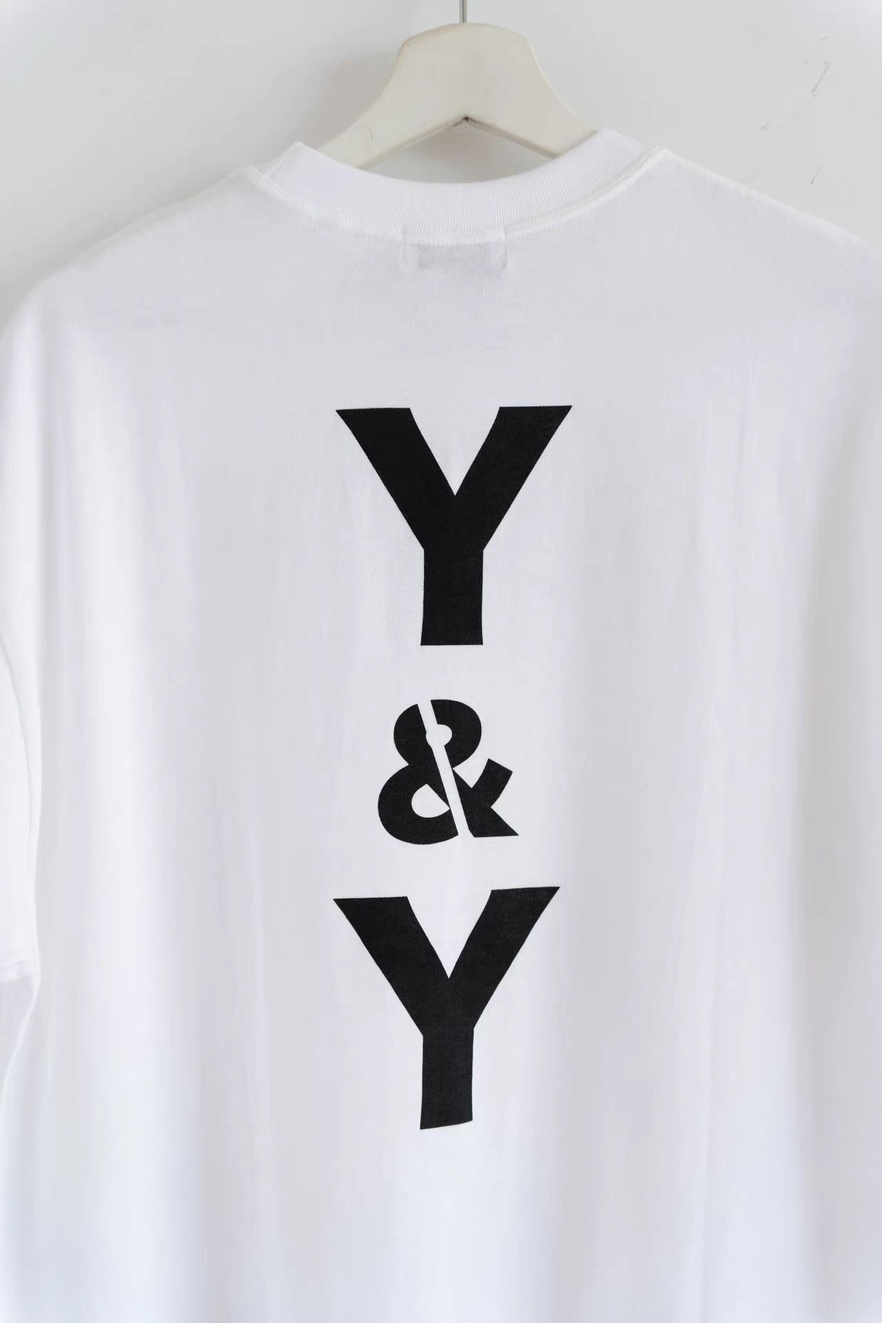 Yohji Yamamoto Yohji Yamamoto 24aw Y&Y Logo Print T-shirt K4 Size US L / EU 52-54 / 3 - 4 Thumbnail