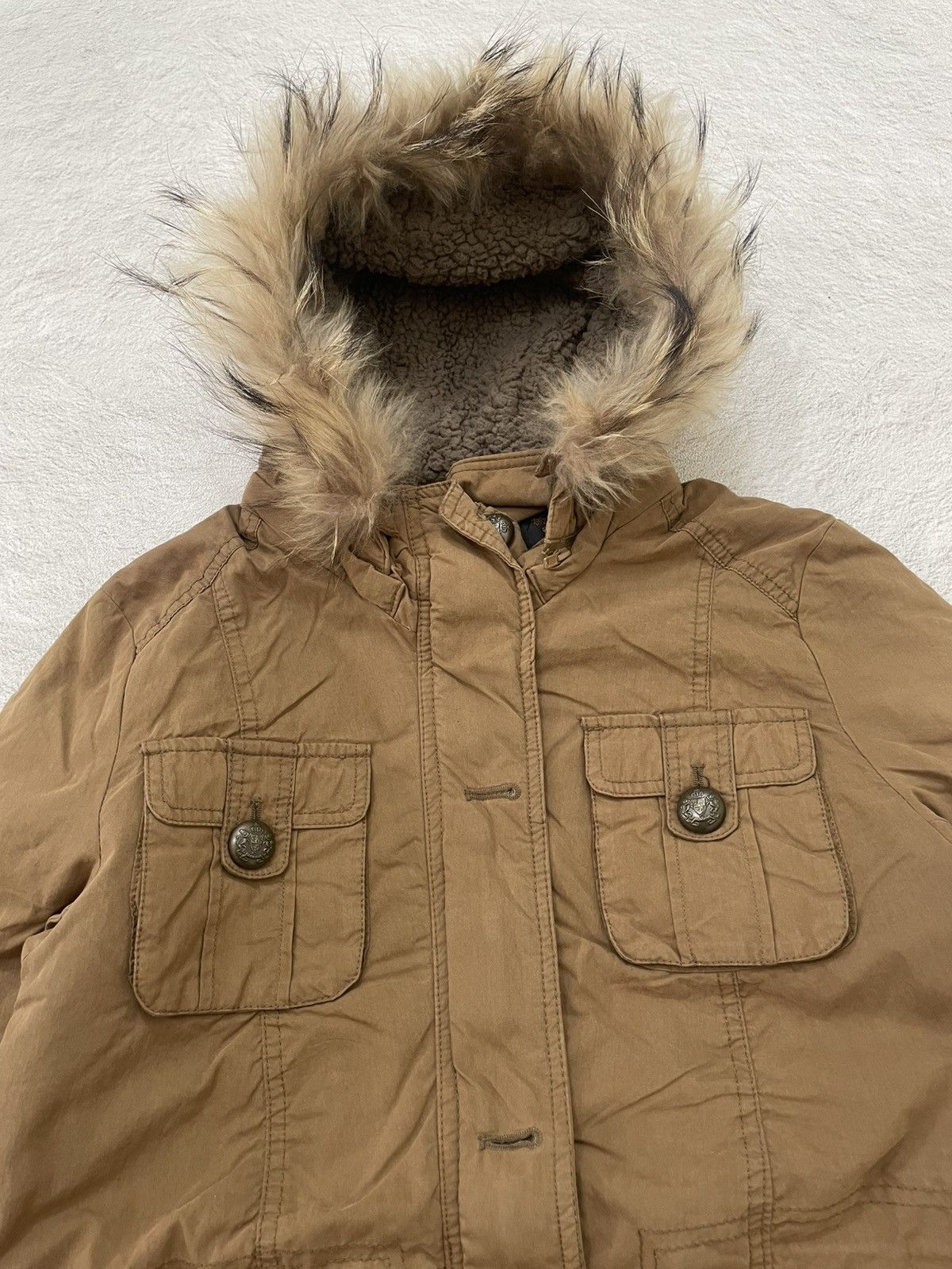 14th Addiction 2000s Japanese Moose Knuckles Cargo Fur Jacket 14th LGB Size US M / EU 48-50 / 2 - 4 Thumbnail