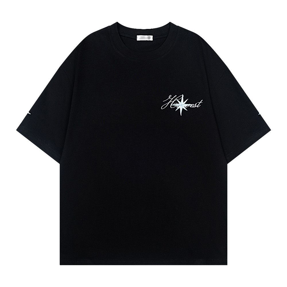 Japanese Brand Casual Loose-Fit T-Shirt with Star Embroidery Size US M / EU 48-50 / 2 - 2 Thumbnail
