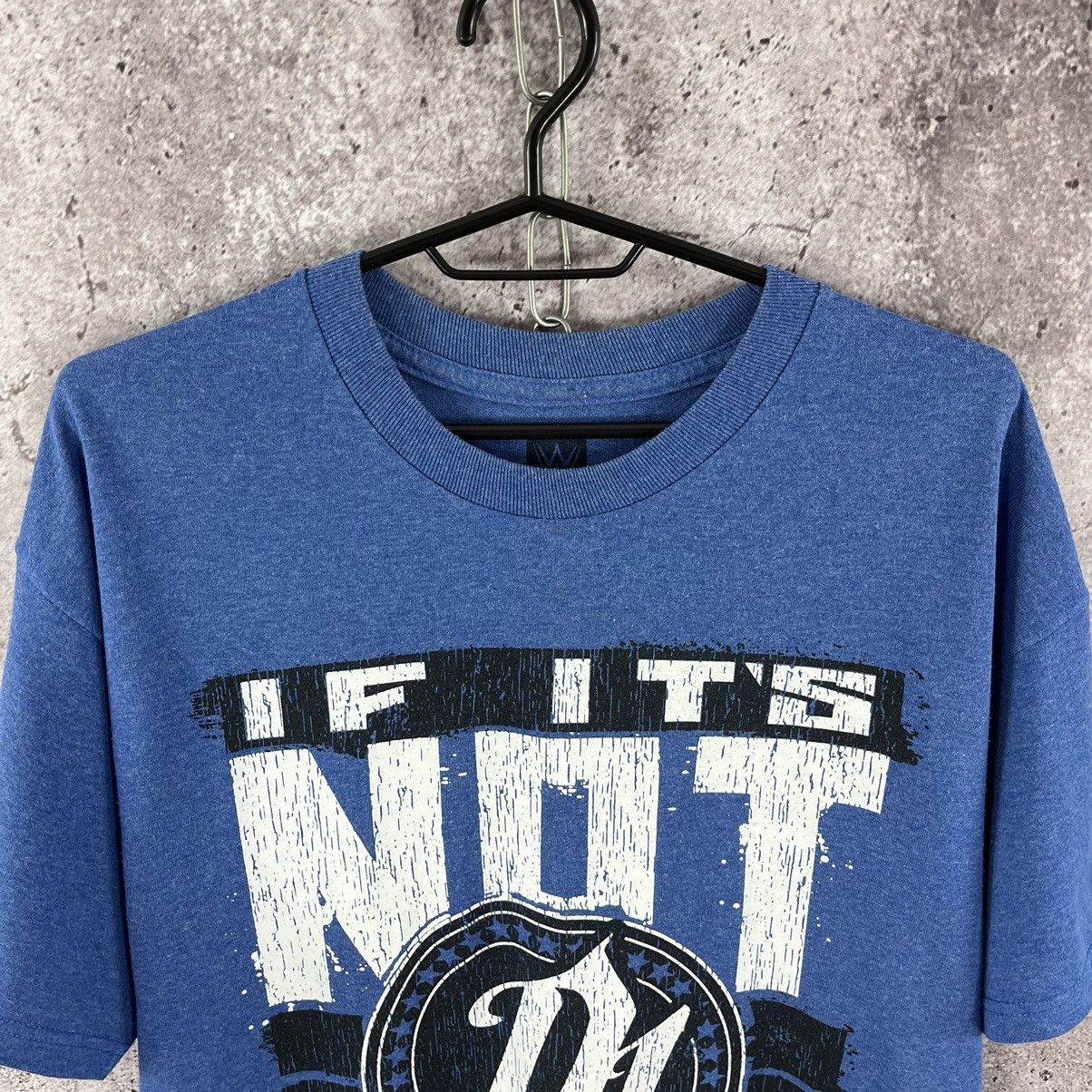 Vintage WWE AJ Styles Big Logo T-Shirt Blue Vintage Size L Size US L / EU 52-54 / 3 - 3 Thumbnail
