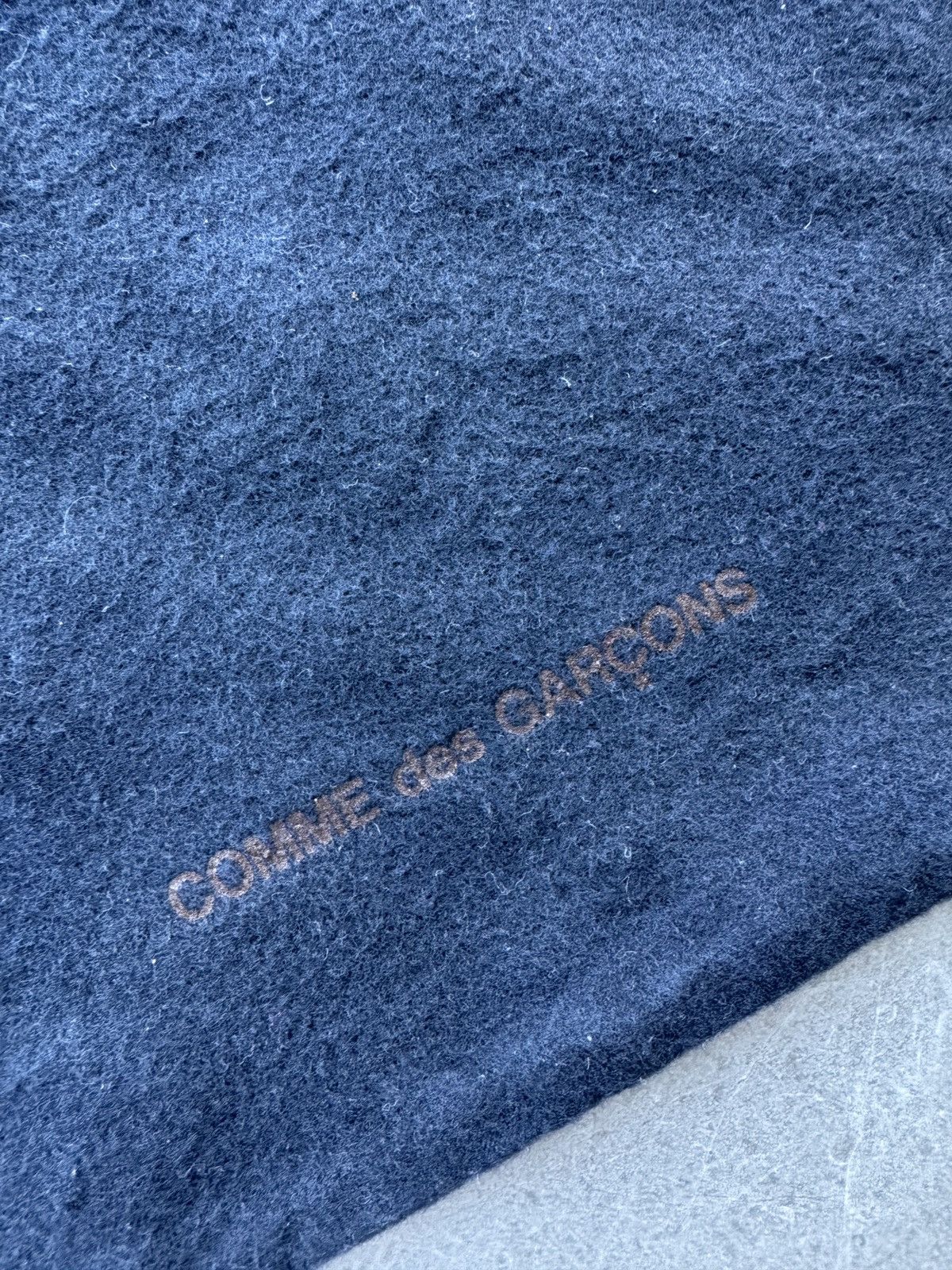 Comme des Garcons Comme des Garcons Japan Dark Blue Fabric Drawstring Dust Bag Size ONE SIZE - 7 Thumbnail