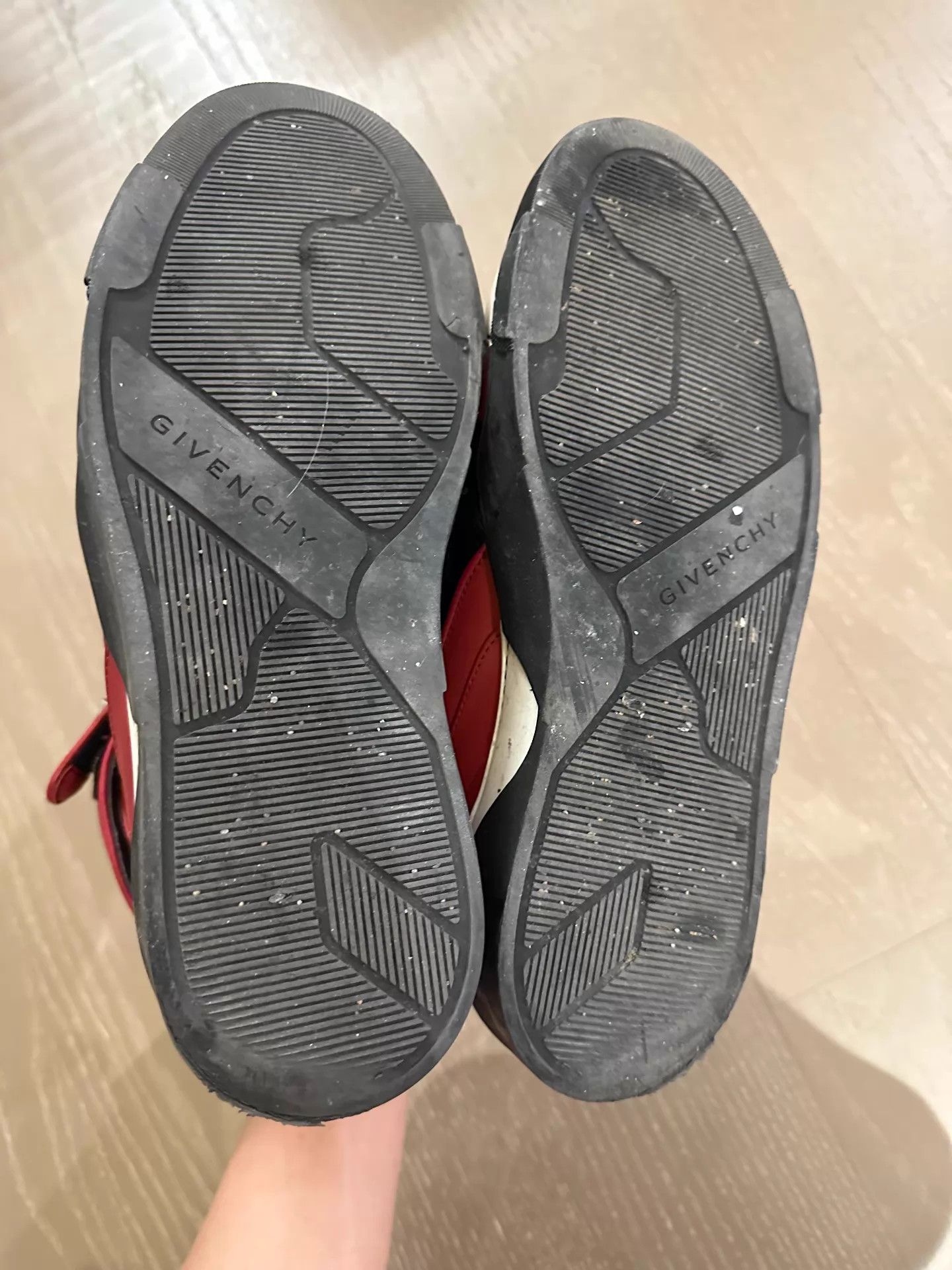 Givenchy Givenchy Tyson Black Red Stud Star Shoes 43 Size US 10 / EU 43 - 5 Thumbnail