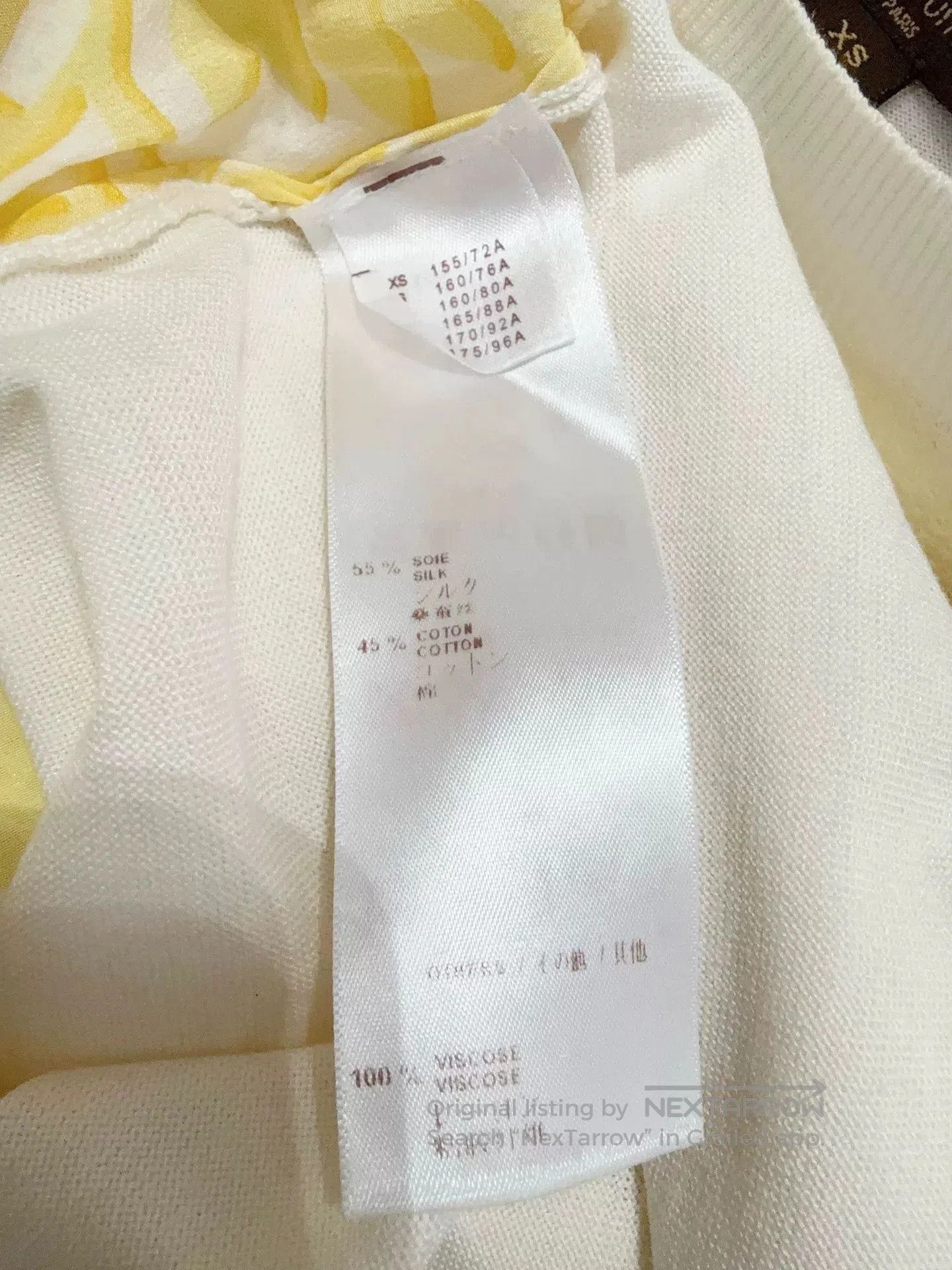 Louis Vuitton Louis Vuitton Women's Cotton Silk Top. Size XS / US 0-2 / IT 36-38 - 4 Thumbnail