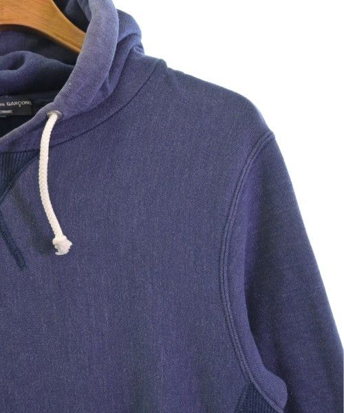 Comme des Garcons Homme Hoodie Cotton Logo Print Inseam Pocket Navy Blue Size US M / EU 48-50 / 2 - 6 Thumbnail