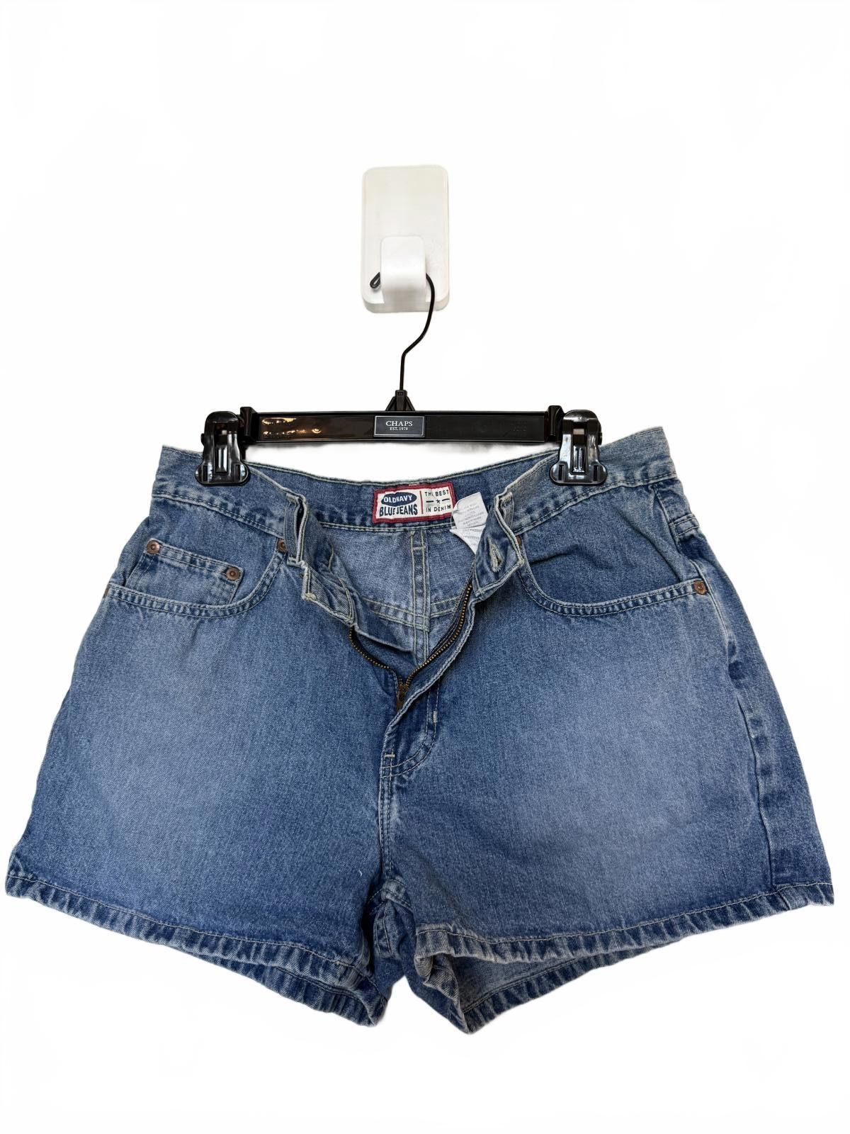 Old Navy Old Navy Vintage High-Waisted Denim Shorts Size 32" / US 10 / IT 46 - 2 Thumbnail