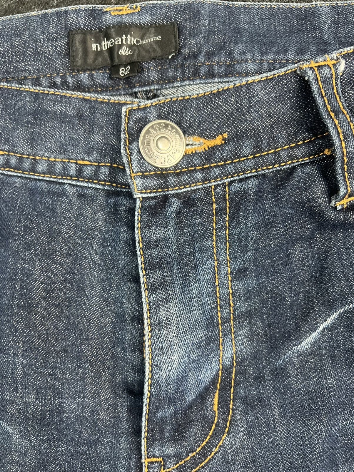 In The Attic In The Attic Homme Distress Punk Bondage Bootcut Jeans Size US 33 - 5 Thumbnail