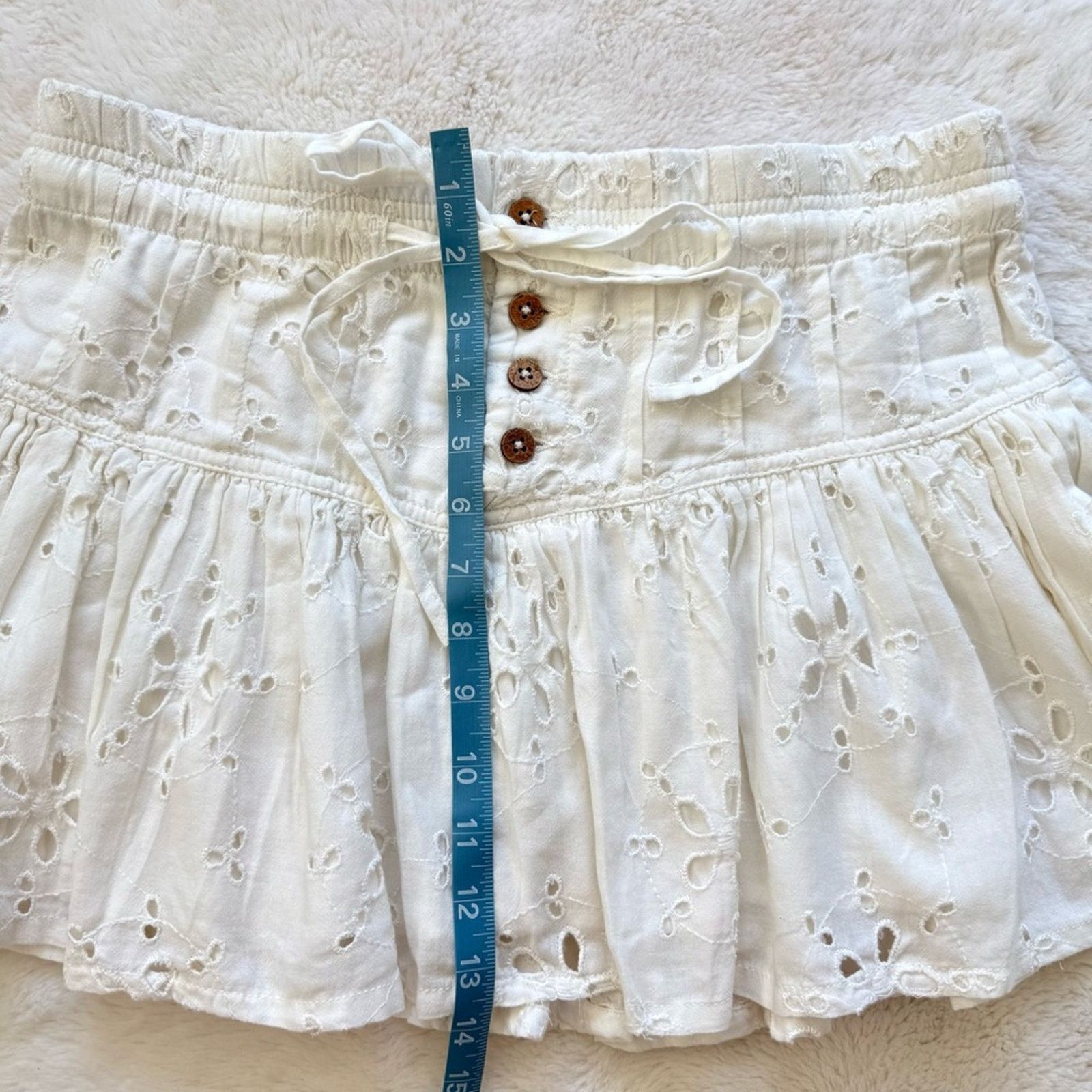 Free People Free People layette white skirt size S Retail 120$ Size 27" / US 4 / IT 40 - 8 Thumbnail