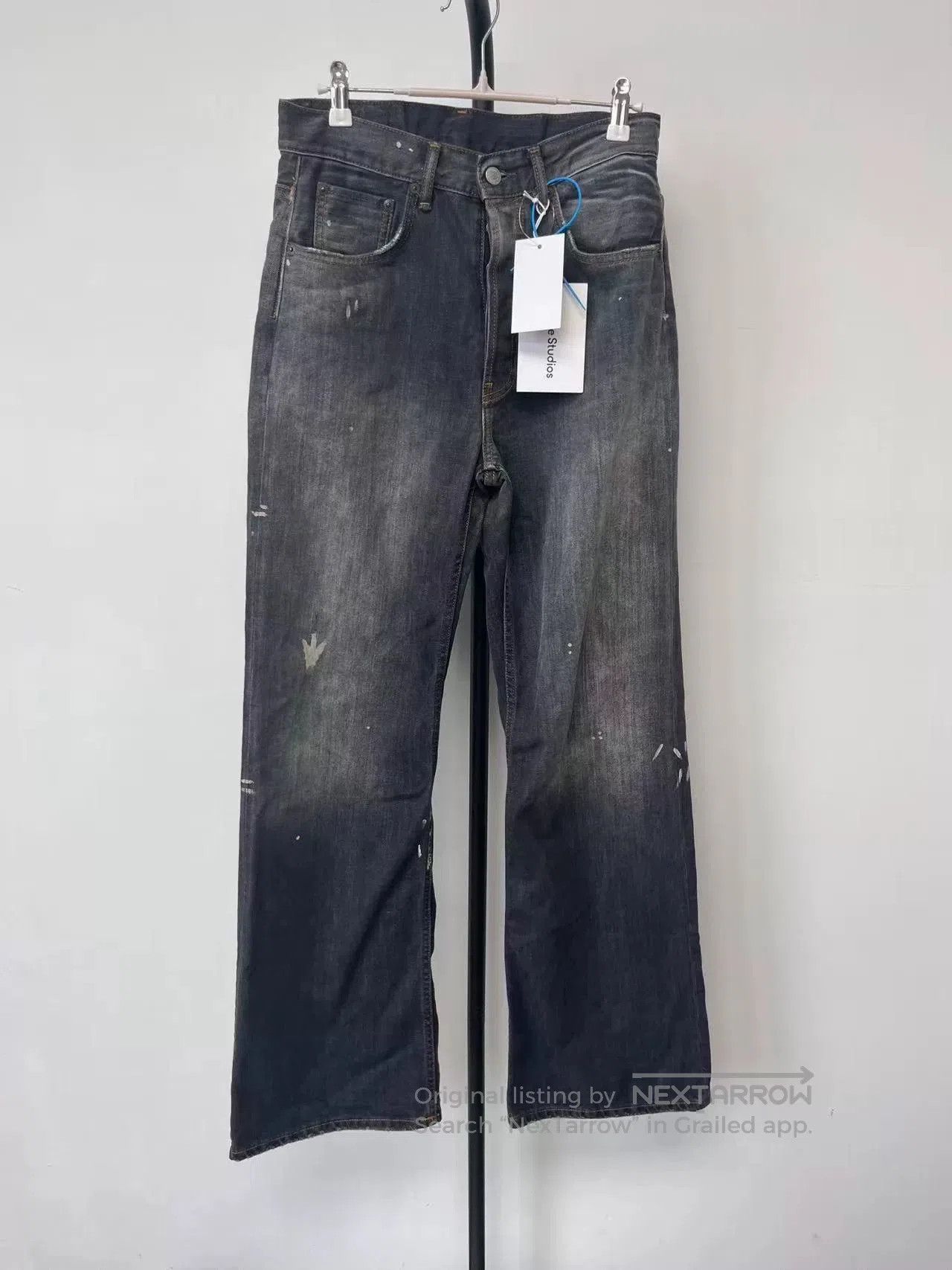 Acne Studios black wide. Size US 28 / EU 44 - 1 Thumbnail