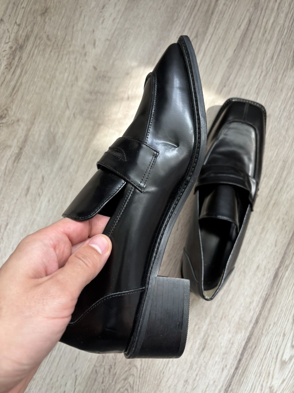 Other OSOI Black Derrick Loafers - Size 40, Minimalist Leather Size US 10 / IT 40 - 8 Thumbnail