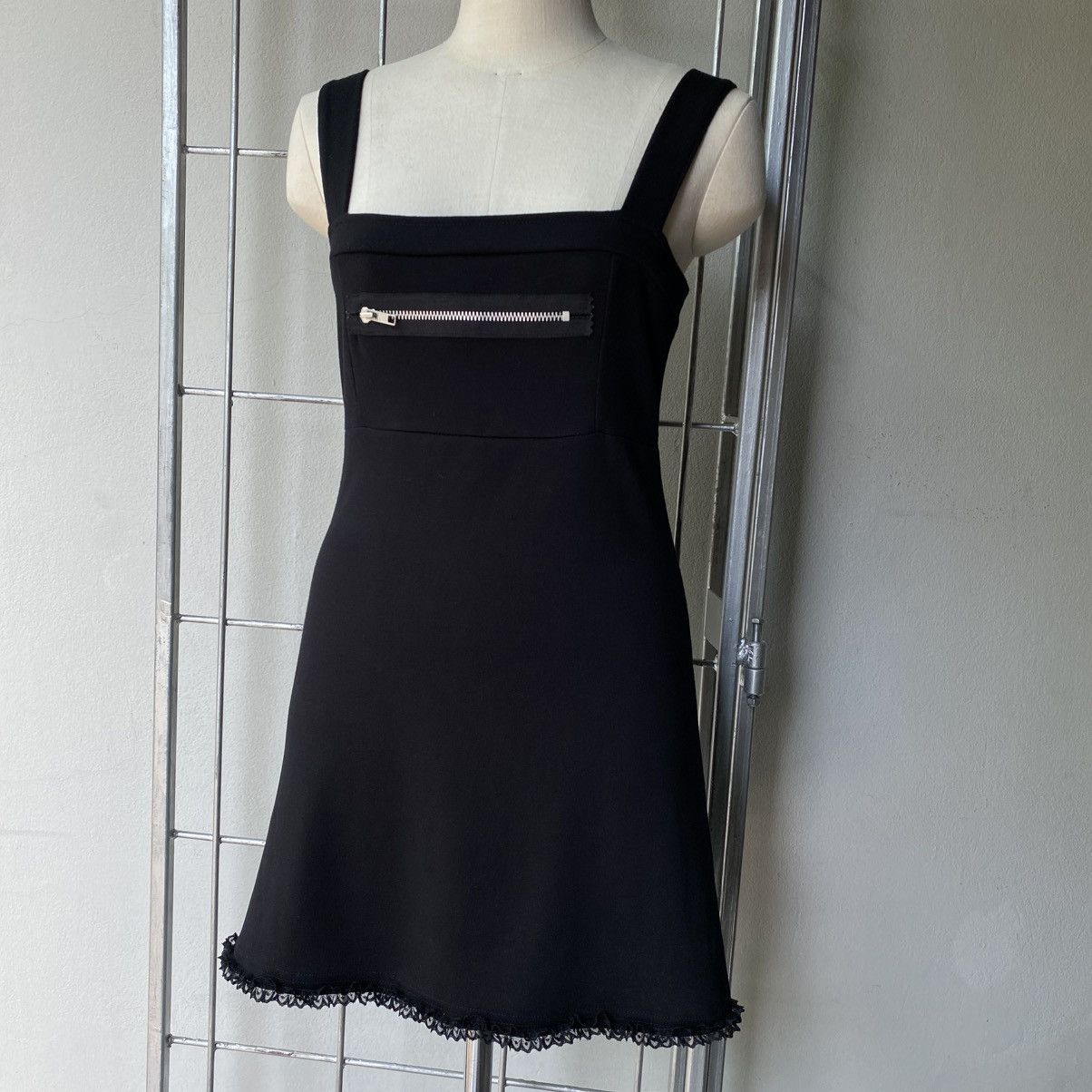 Japanese Brand × Seditionaries SEXY DYNAMITE. Black Mini Dress with Zipper Detail Size M / US 6-8 / IT 42-44 - 13 Thumbnail