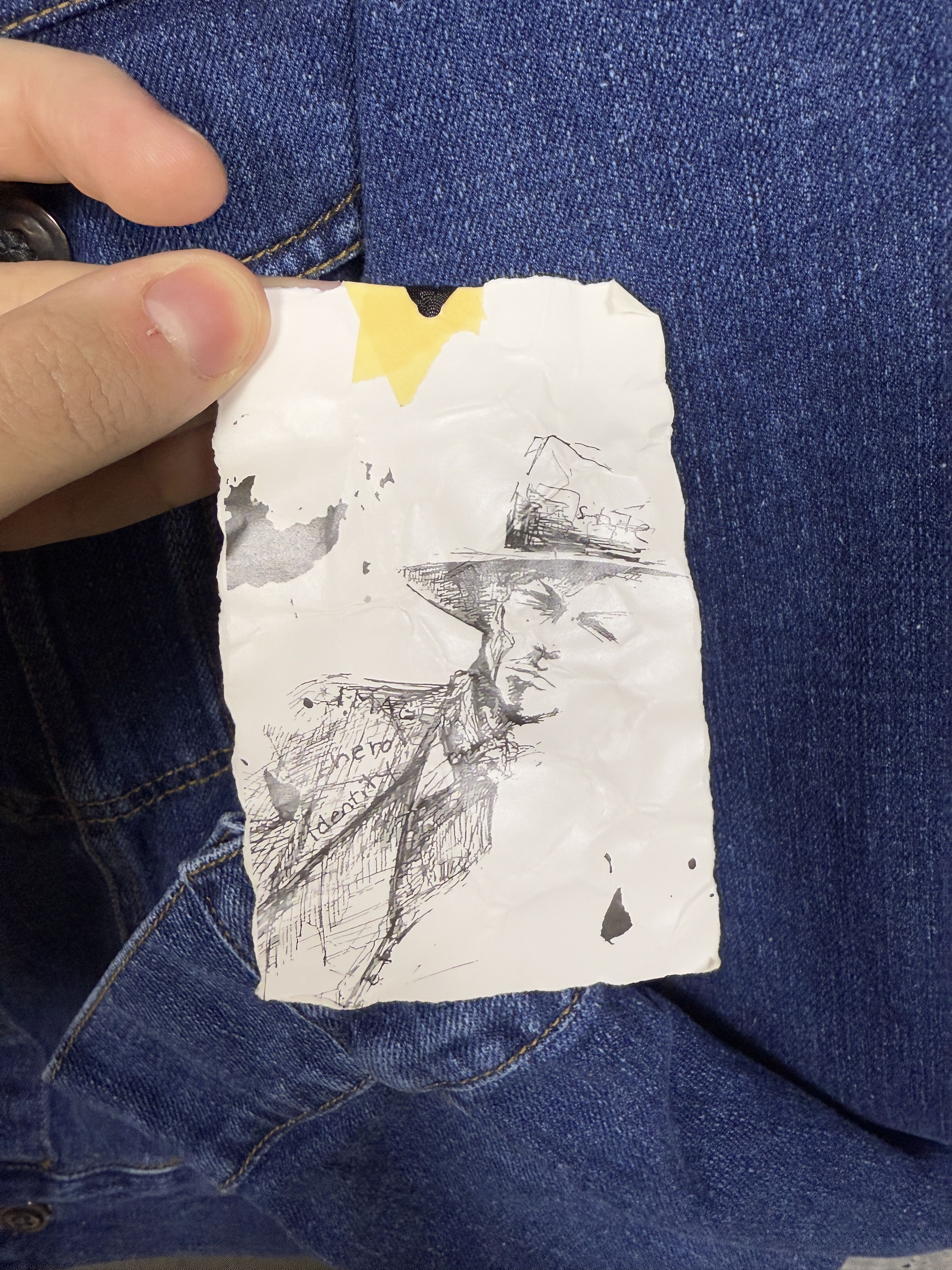 Greg Lauren Greg Lauren Stonewashed Denim Trucker Jacket Size US L / EU 52-54 / 3 - 9 Thumbnail