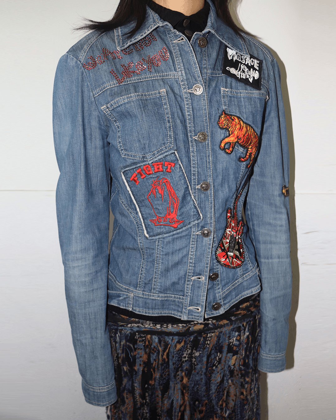 Versace Versace Vintage Patched Jacket Size S / US 4 / IT 40 - 4 Thumbnail