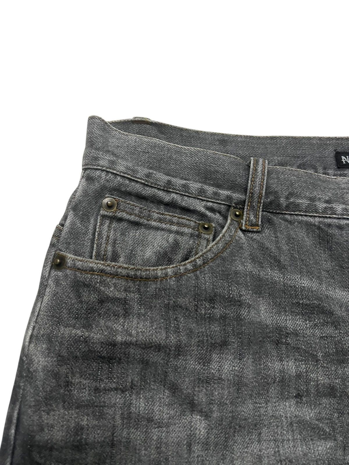 If Six Was Nine × Japanese Brand 🌈90s Japanese Brand Nano Second Sick Faded Distress Jean Size US 32 / EU 48 - 8 Thumbnail