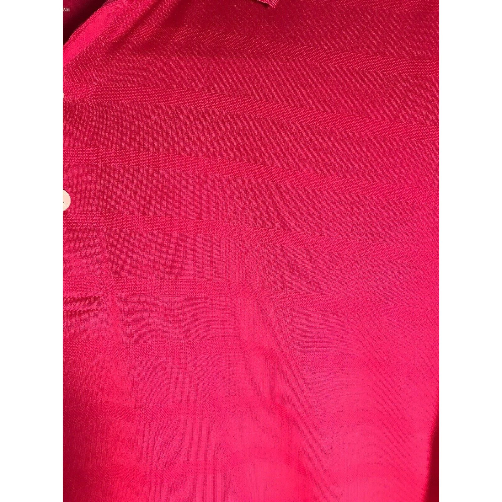 PGA Tour Large PGA Tour Dark Pink Men's Polo Shirt Golf Short Shirt S Size US L / EU 52-54 / 3 - 3 Thumbnail