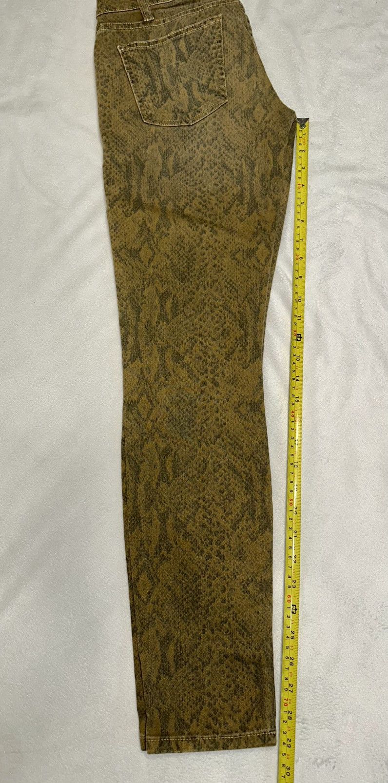 Current/Elliot New Current Elliott Snake Print Ankle Skinny Jeans-30”x29” Size 30" / US 8 / IT 44 - 8 Thumbnail