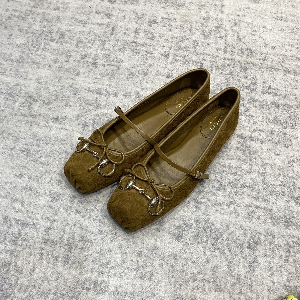 Gucci GUCCI Women's Gucci Horsebit Ballet Flat Size US 6.5 / IT 36.5 - 1 Thumbnail