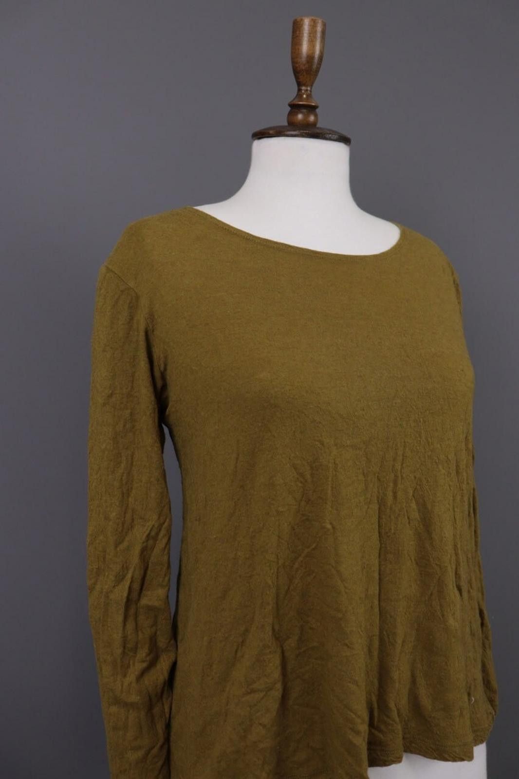 Other Gudrun Sjoden Brown Wool Long Sleeve Pullover Blouse Size M Size M / US 6-8 / IT 42-44 - 5 Thumbnail