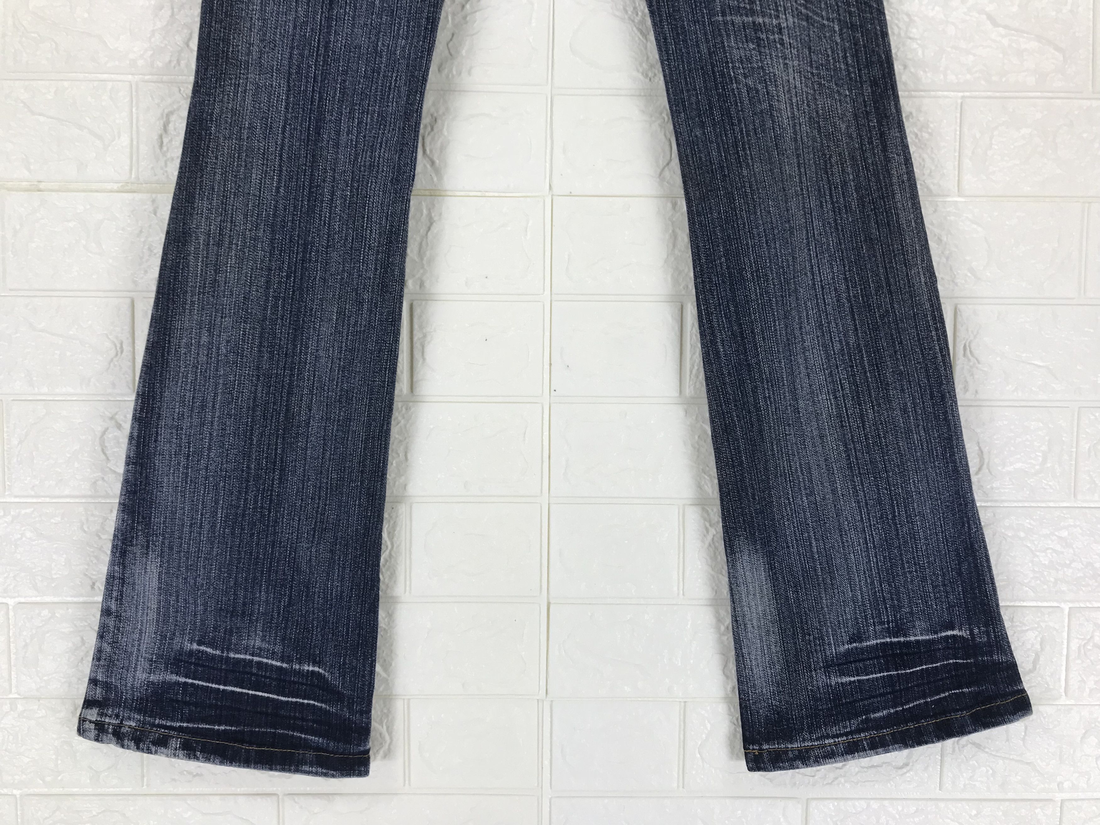 Japanese Brand Vintage Japanese Flare Jeans Bush Bell Bottom Denim Size 29" - 8 Thumbnail
