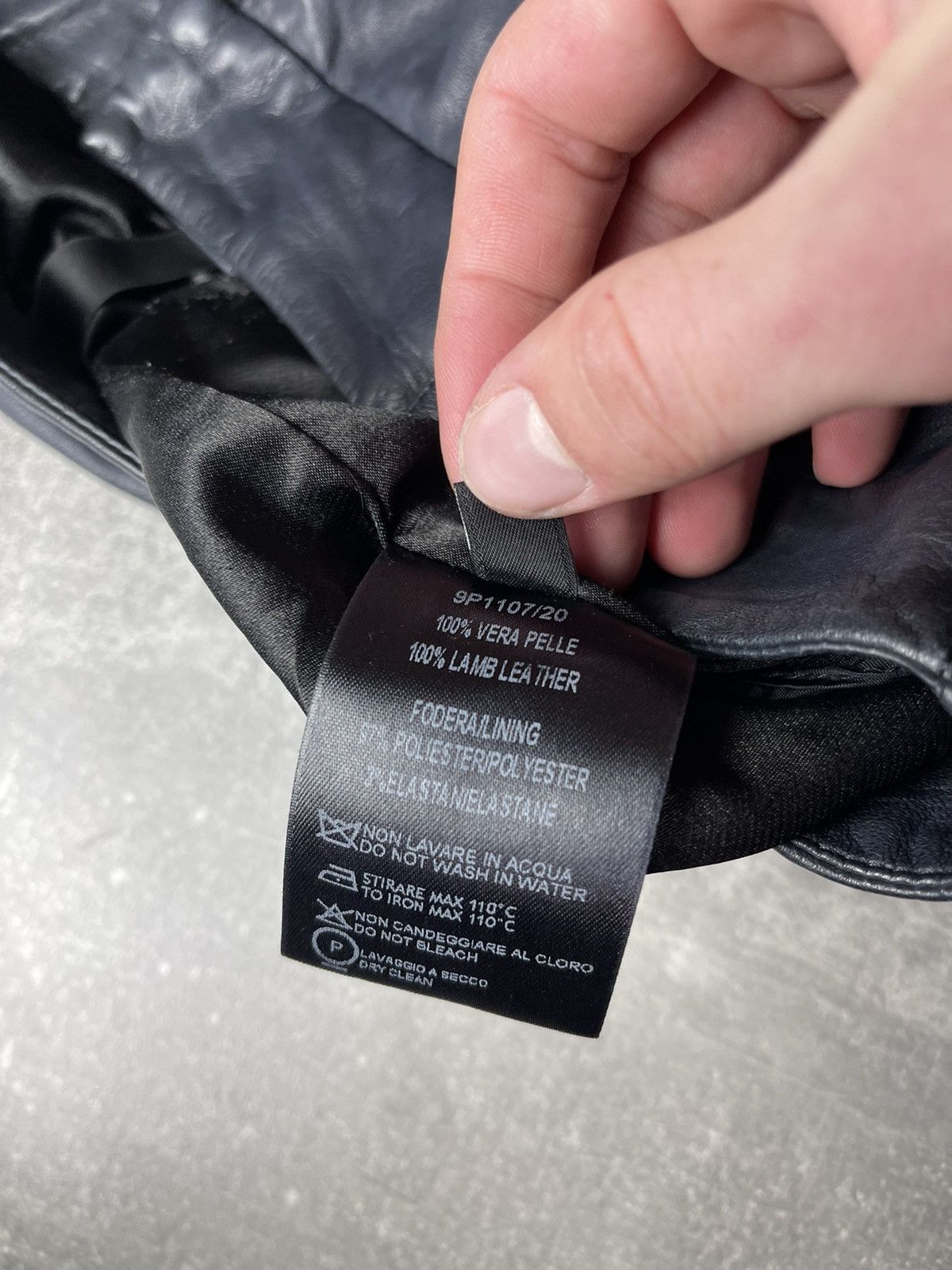 Genuine Leather × Ilaria Nistri Ilaria Nistri Avant Garde Leather Navy Blue Biker Pants Size 34" / US 12 / IT 48 - 11 Thumbnail