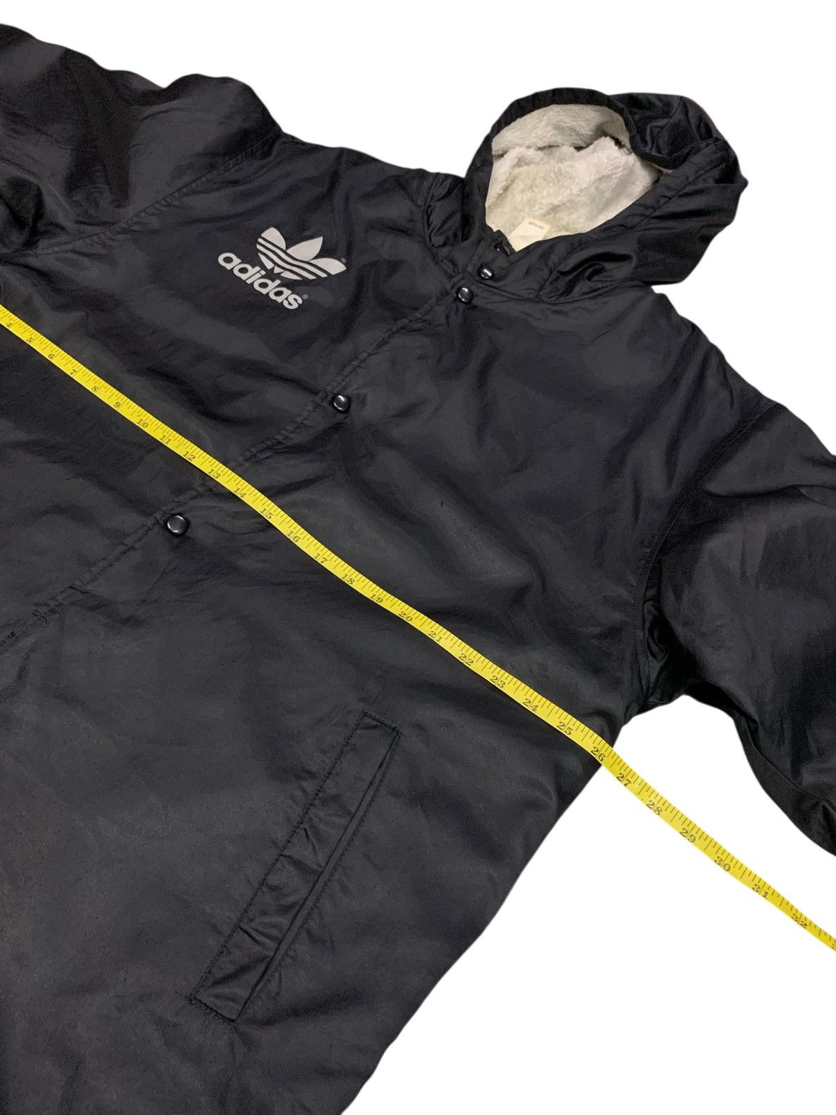 Adidas Vintage 90's Adidas Big Logo Snap Button Coach Jacket Size US L / EU 52-54 / 3 - 8 Thumbnail