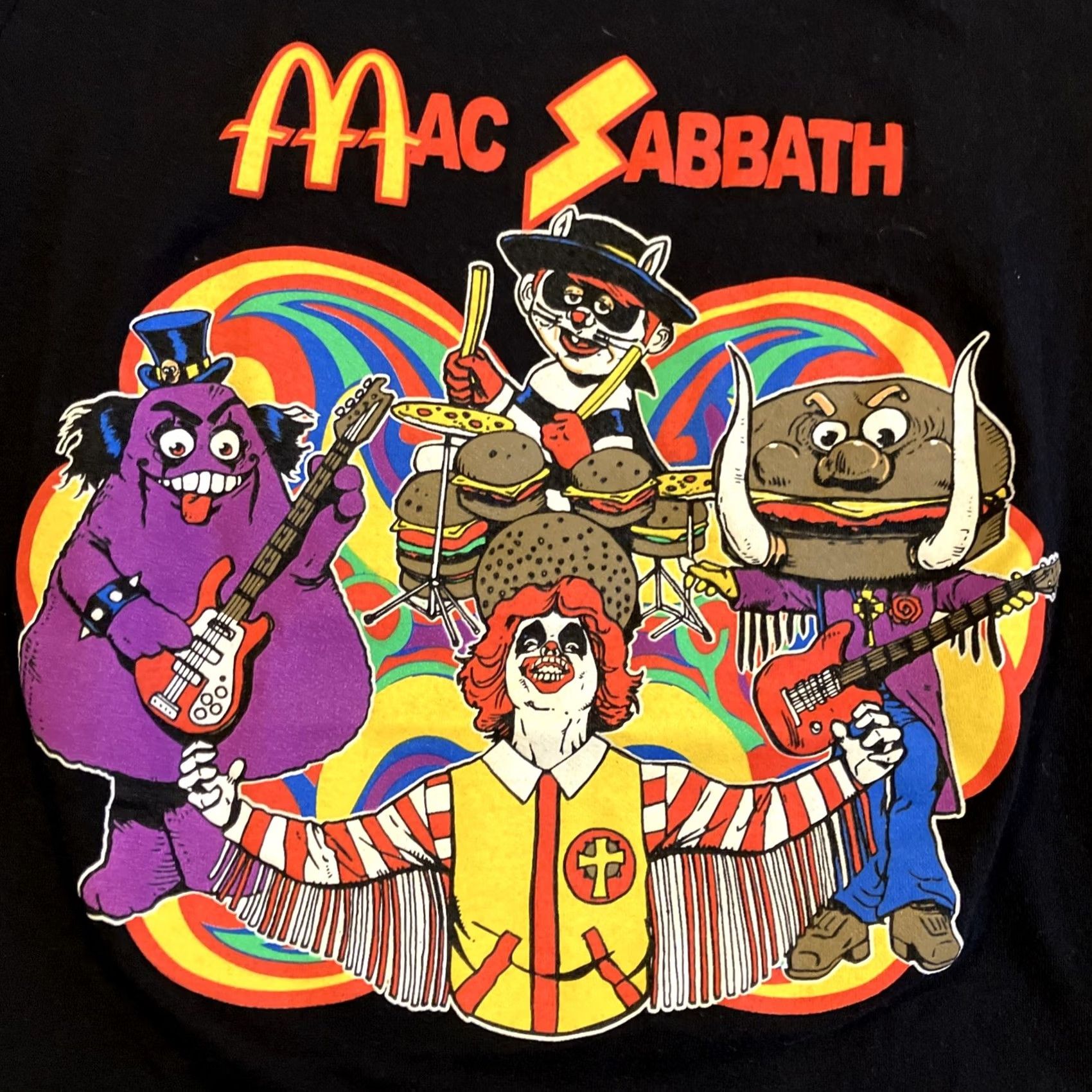 Bell Mac Sabbath - Black Sabbath - Ozzy Osbourne T Shirt - Women's Small - NWOT Rare - Bella Short Sleeve Crew Neck Shirt Women S Black Size S / US 4 / IT 40 - 2 Thumbnail