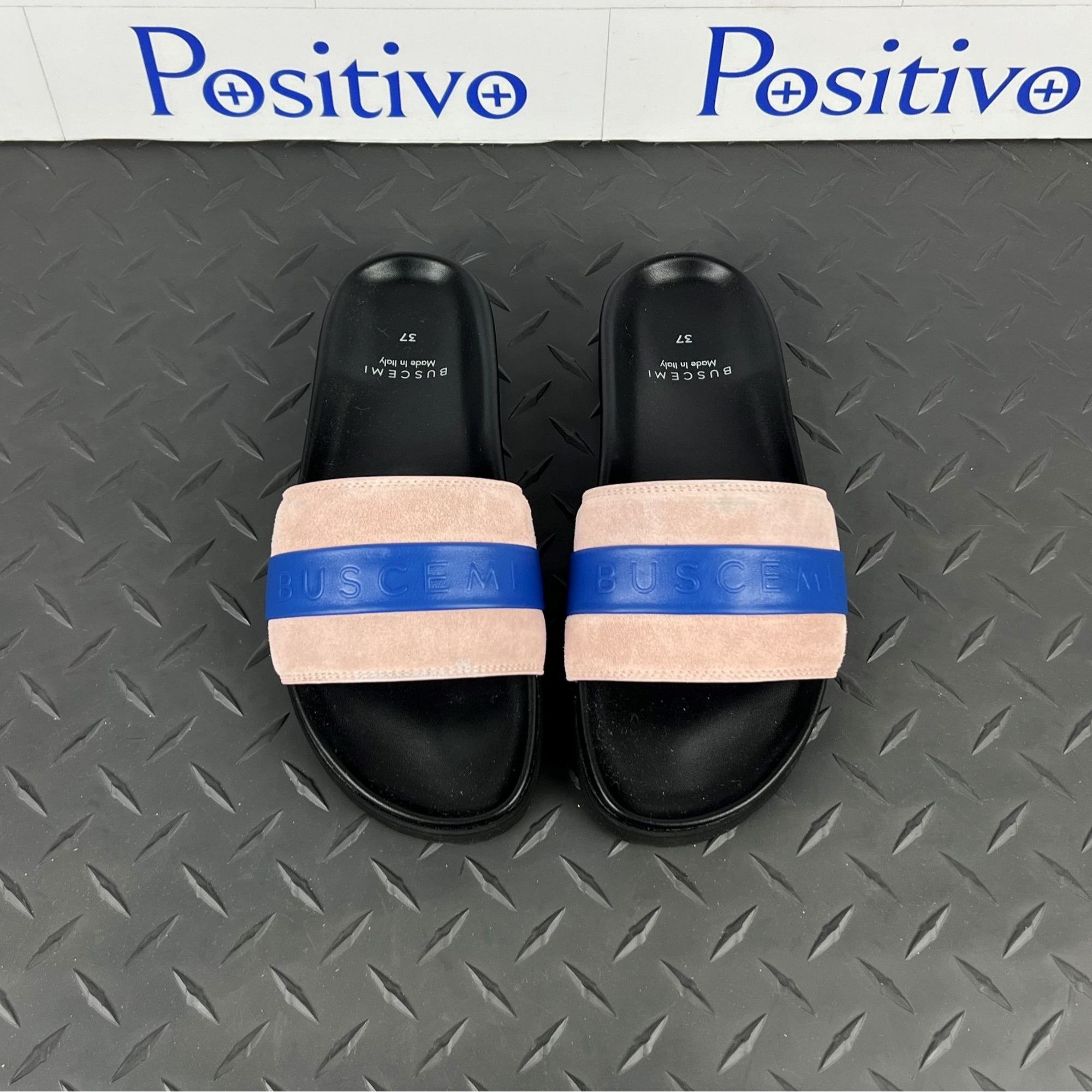 Buscemi Buscemi Slide Sport Black Trio Leather Sandals US 7 Defect Size US 7 / IT 37 - 2 Thumbnail