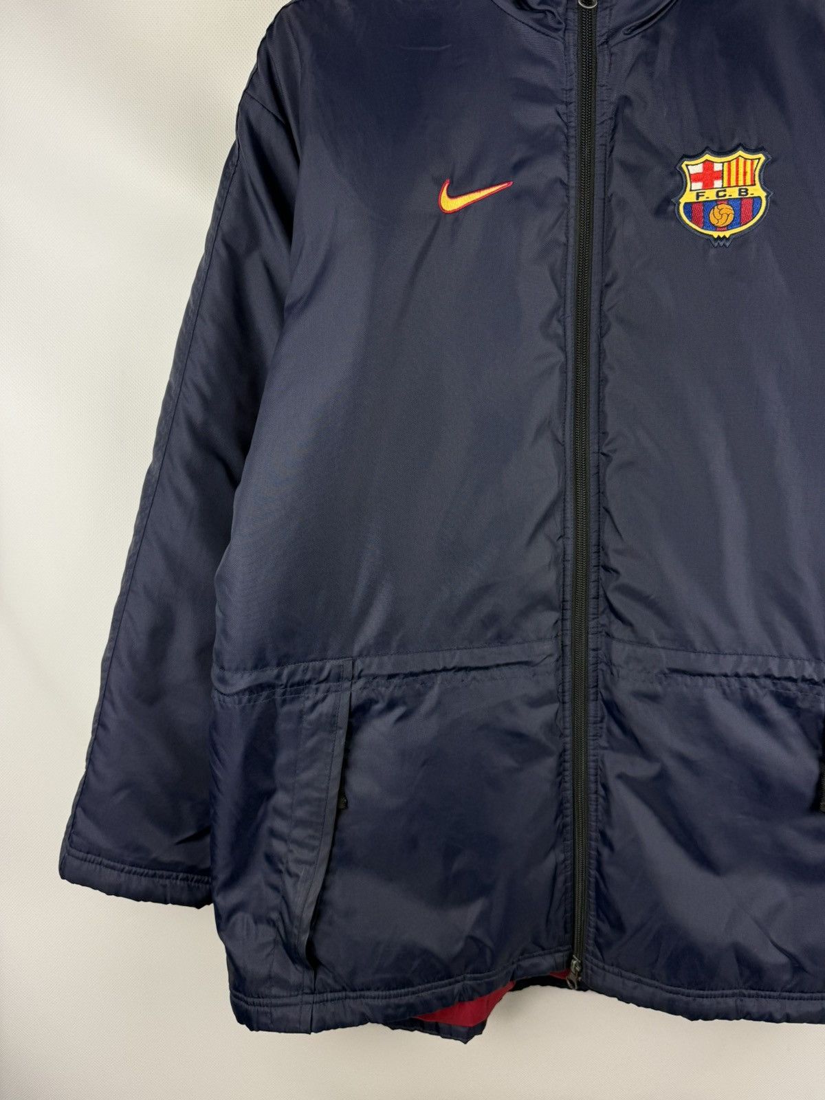 Nike Nike FC Barcelona Vintage Training Nylon Jacket Size US S / EU 44-46 / 1 - 5 Thumbnail