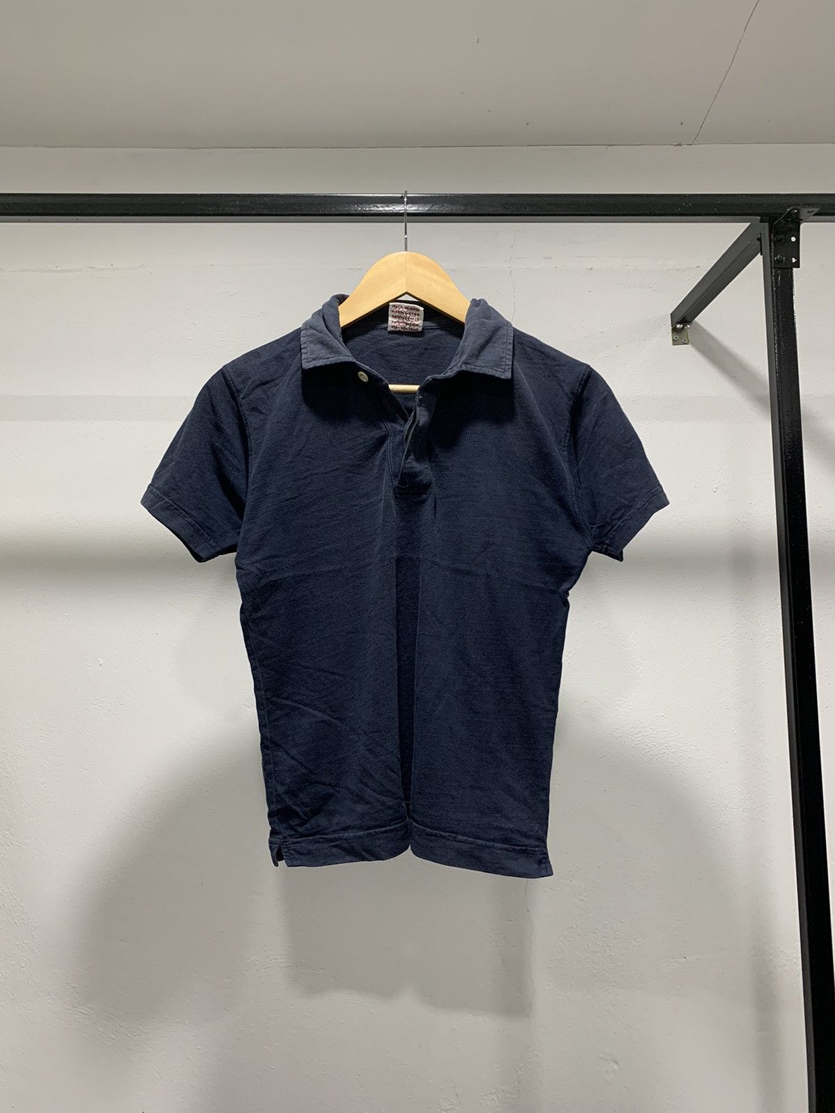 45rpm × Japanese Brand × Vintage Faded Polo Ss 90s Size XS / US 0-2 / IT 36-38 - 1 Thumbnail