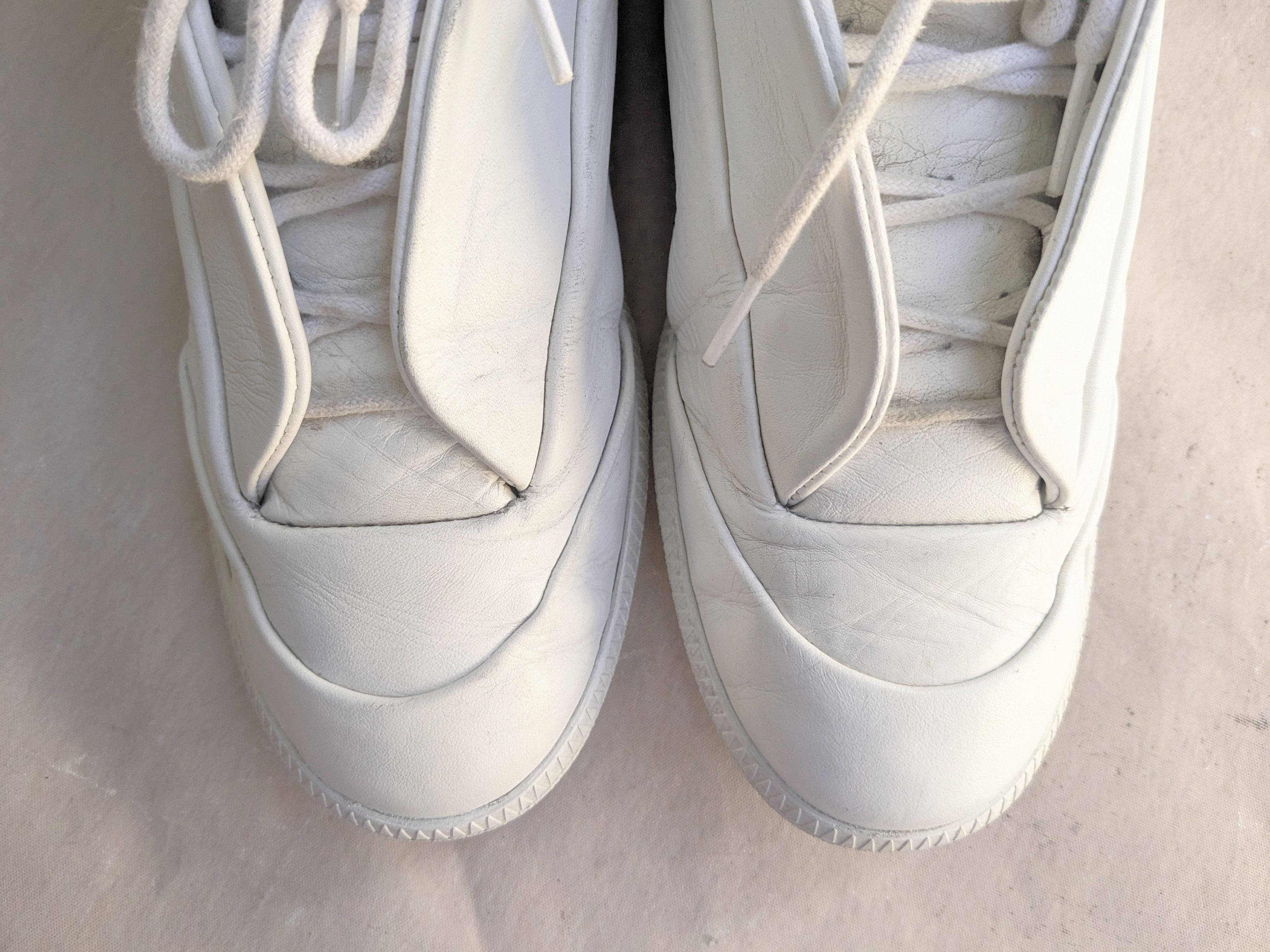 Maison Margiela Maison Margiela Future White High Tops 9 42 Leather Size US 9 / EU 42 - 2 Thumbnail