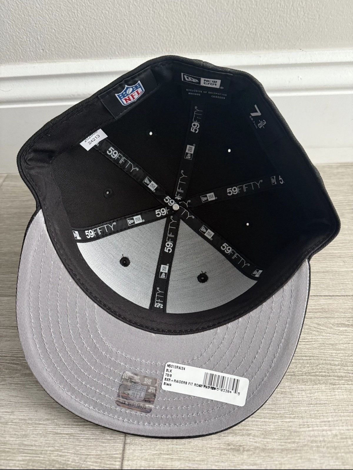 Born X Raised × NFL × New Era Las Vegas Raiders BORN X RAISED New Era Rocker Fitted 7 3/8 Size ONE SIZE - 7 Thumbnail