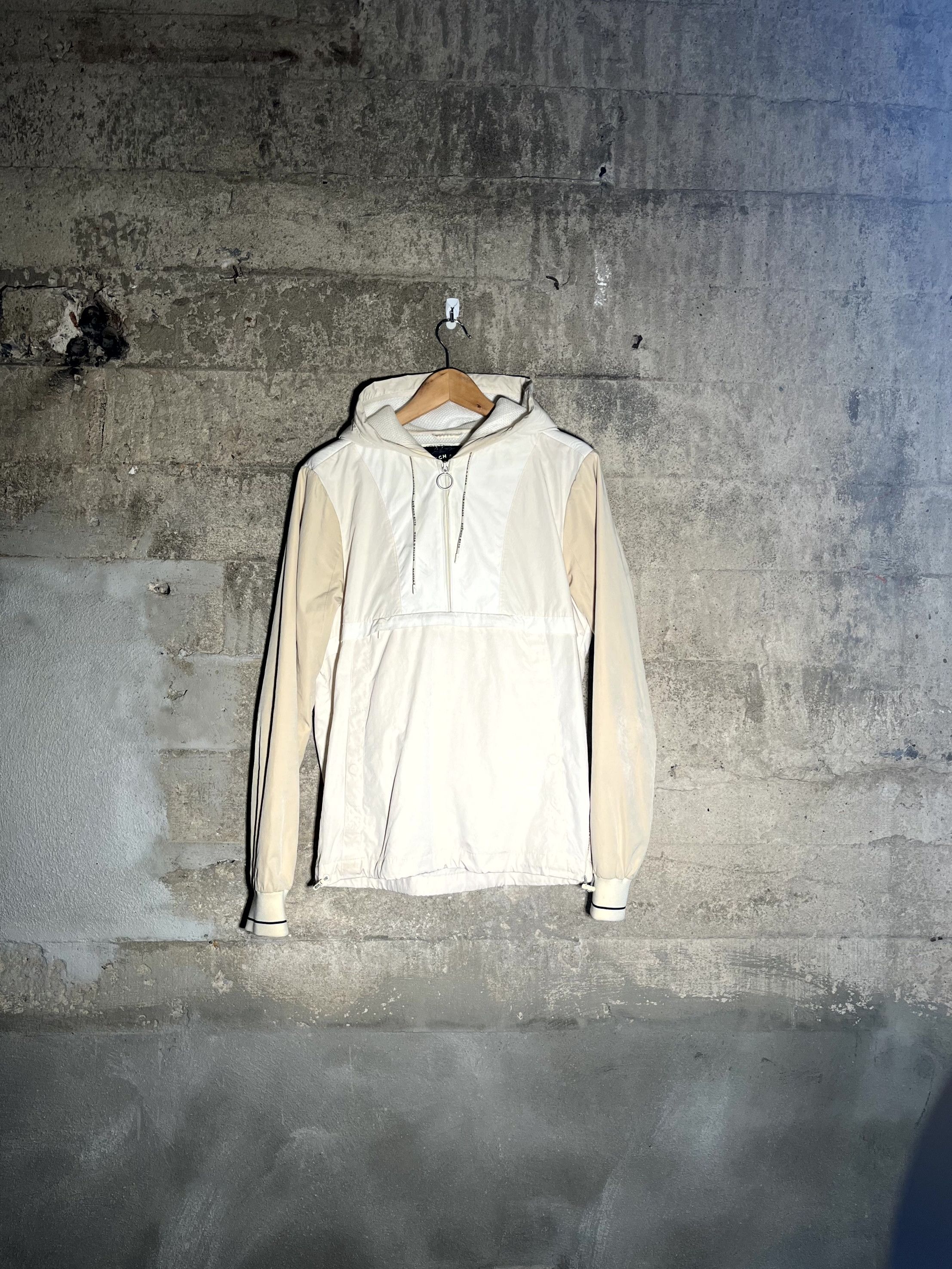 Scotch & Soda Beige Windbreaker Hoodie Size US M / EU 48-50 / 2 - 1 Thumbnail