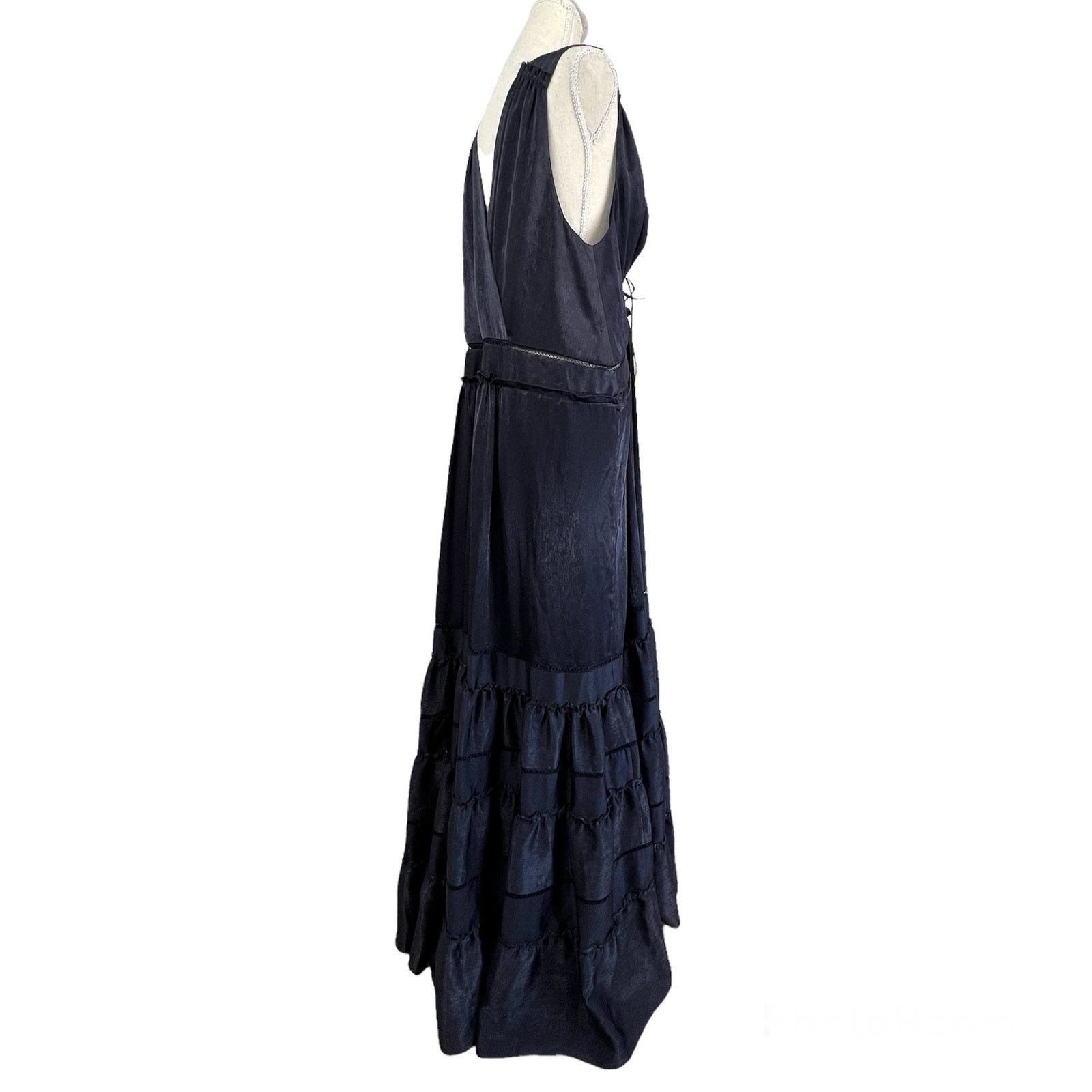Jonathan Simkhai Jonathan Simkhai Tiered Sleeveless V Neck Maxi Dress Size XXL / US 16-18 / IT 52-54 - 10 Thumbnail