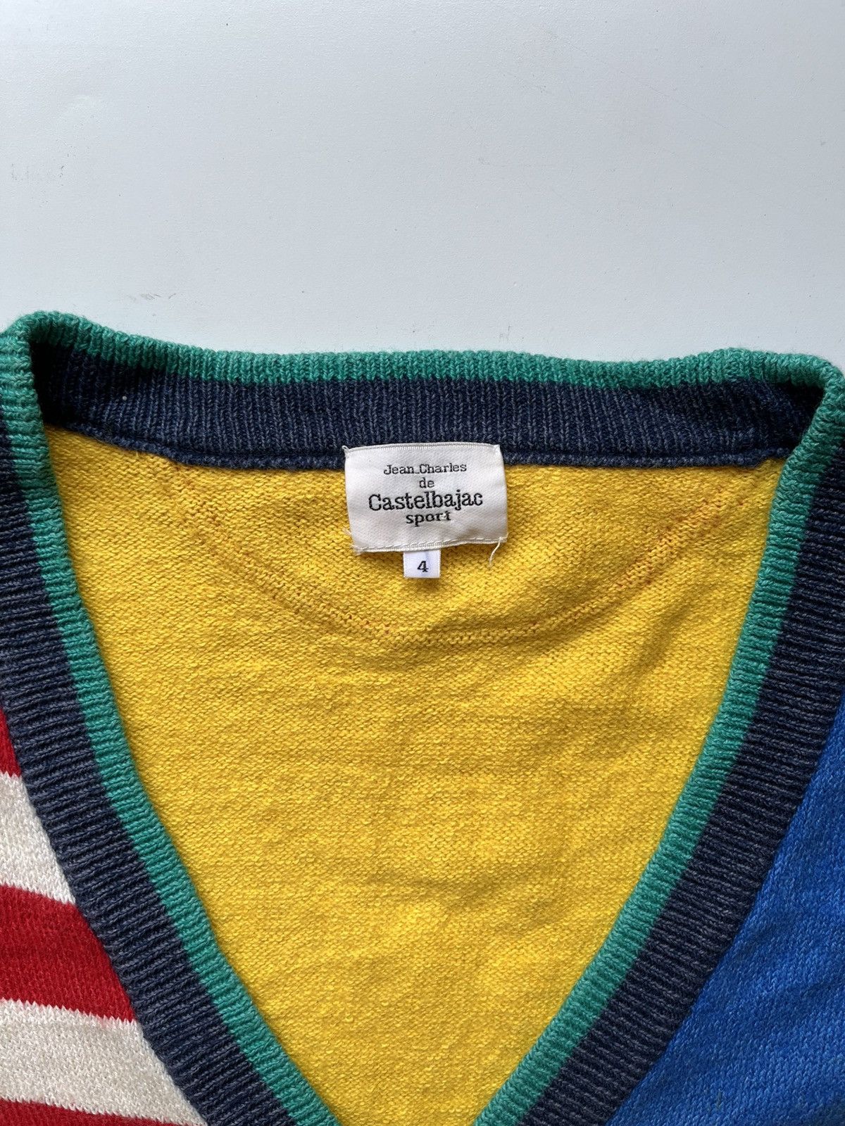 Jean Charles De Castelbajac Castelbajac Sport Knit Vest Size L / US 10 / IT 46 - 7 Thumbnail