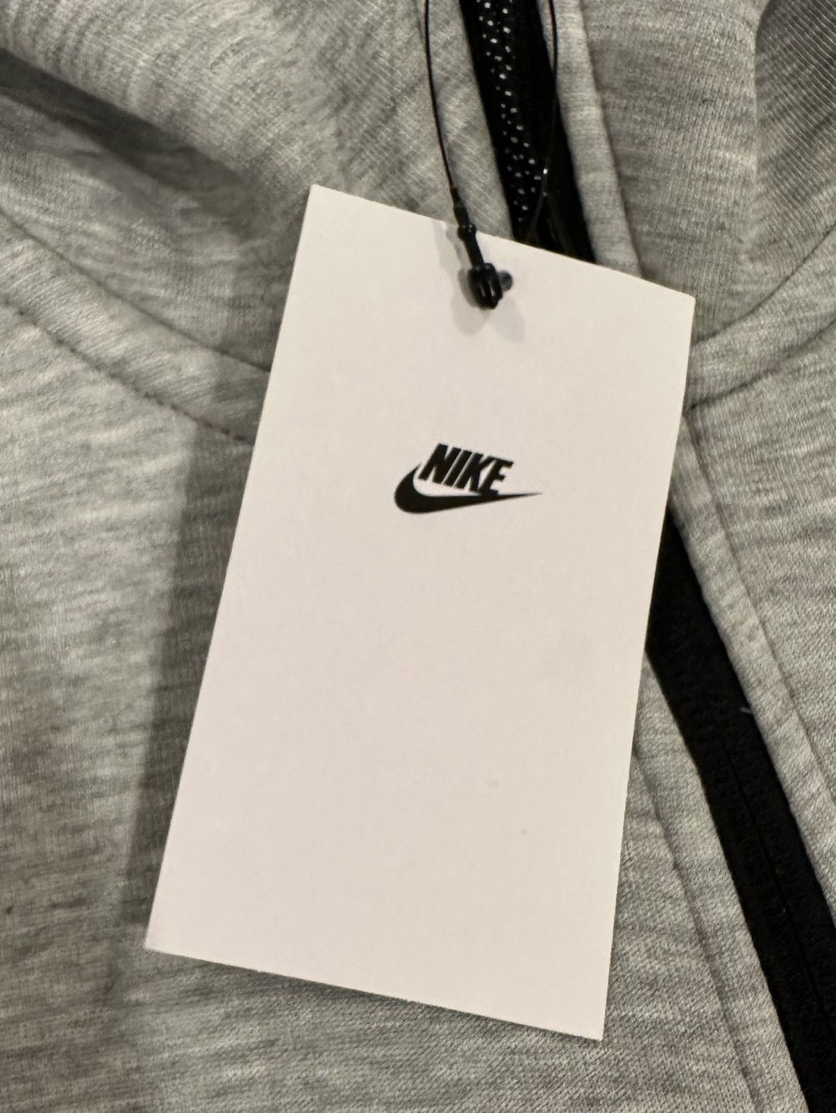 Nike Nike Tech Full-Zip Hoodie Dark Grey Heather/Black Men XL Size US XL / EU 56 / 4 - 2 Thumbnail