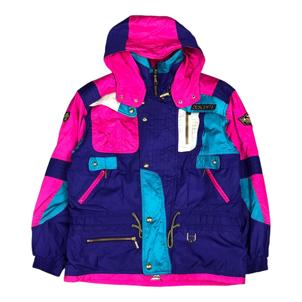 Descente × Japanese Brand DESCENTE MULTICOLOU SKI JAPAN JACKET Size US L / EU 52-54 / 3 - 1 Thumbnail