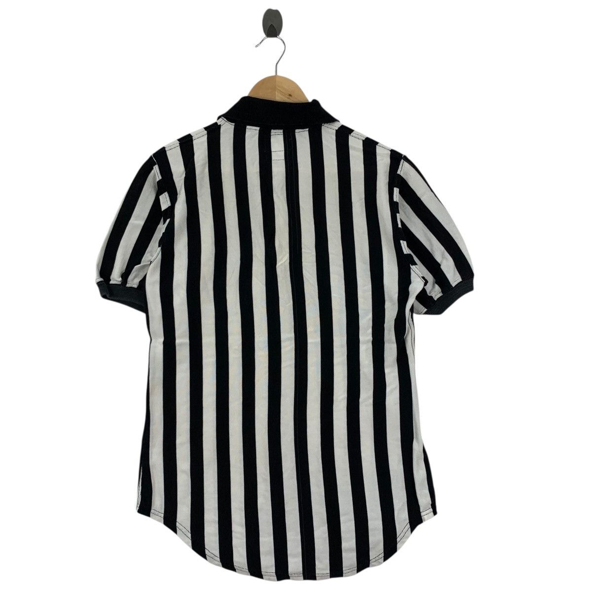 Wilson Vintage 60s WILSON USA Stripes Prisoner Half Zipper Tshirt Size US M / EU 48-50 / 2 - 4 Thumbnail