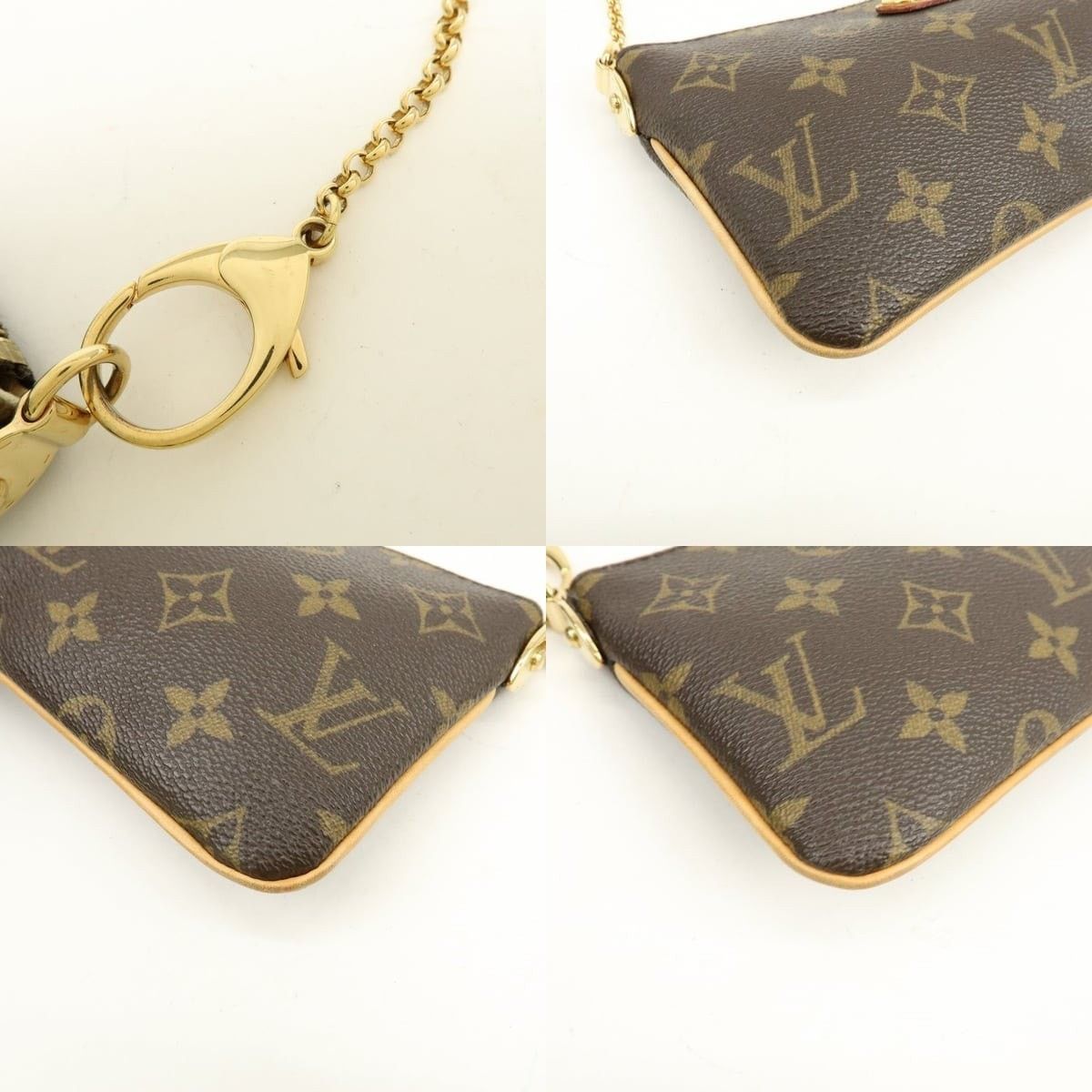 Louis Vuitton Louis Vuitton Monogram Pochette Milla MM Brown Size ONE SIZE - 4 Thumbnail